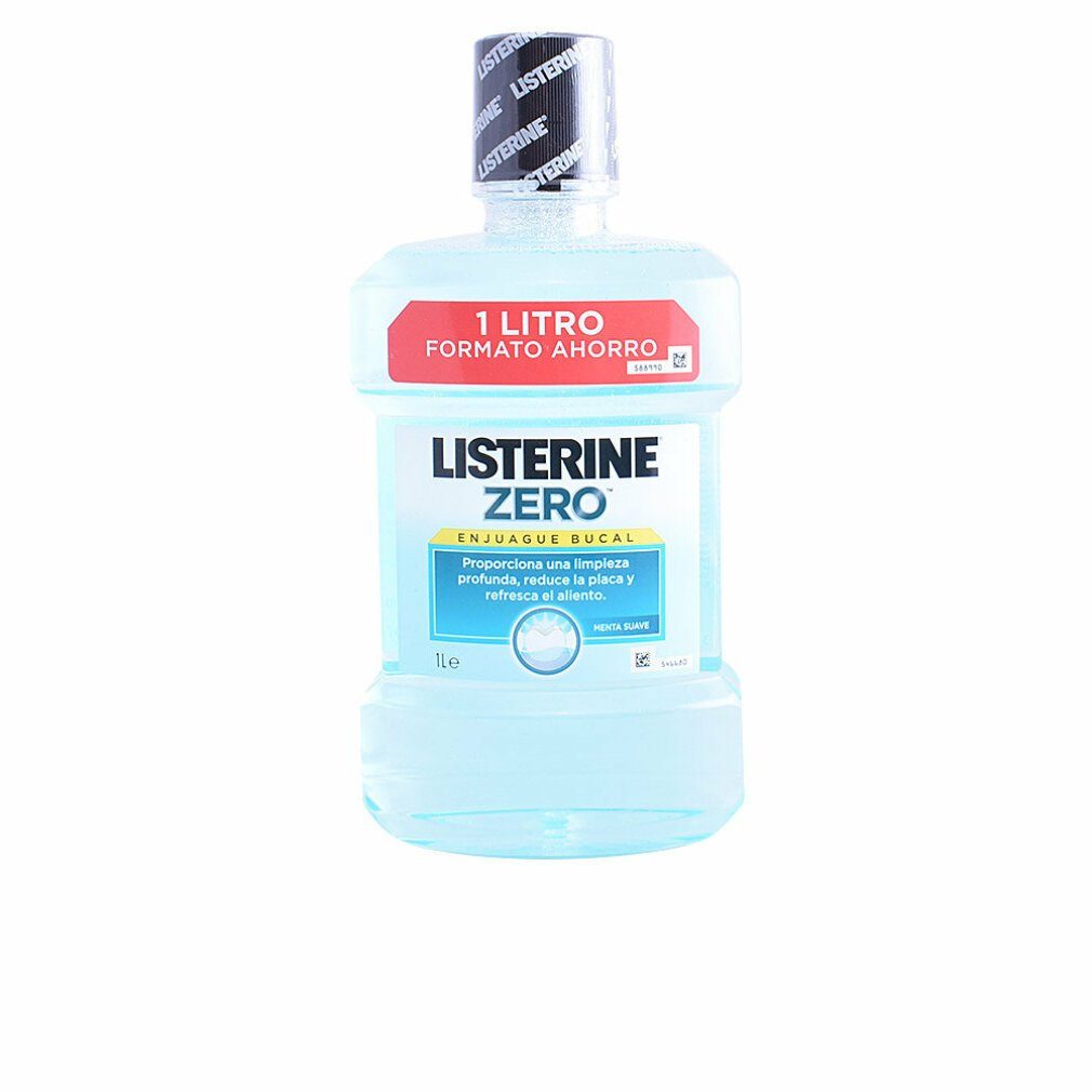 Listerine Mundspülung Zero Alkohol Mundwasser Weiche Minze, (Packung)