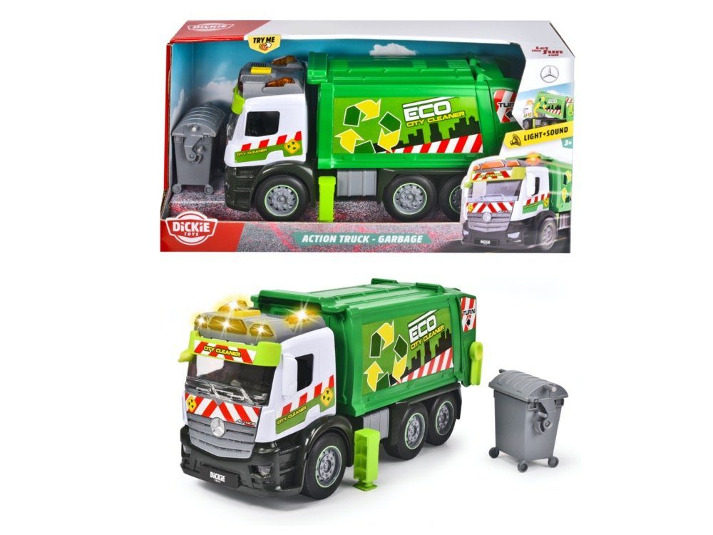 Dickie Toys Spielzeug-Müllwagen City Action Truck günstig online kaufen