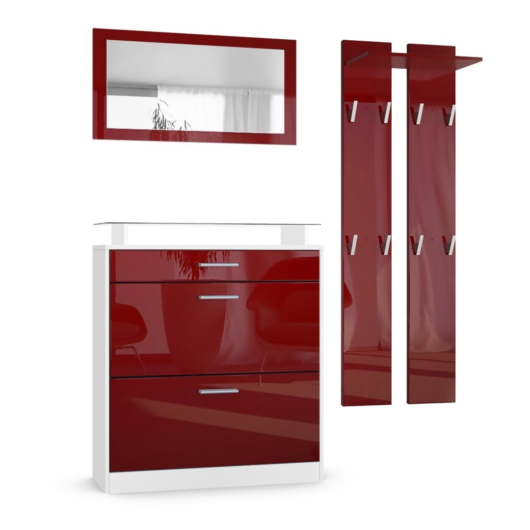 Vladon Garderoben-Set Loret, (Garderobe Set bestehend günstig online kaufen
