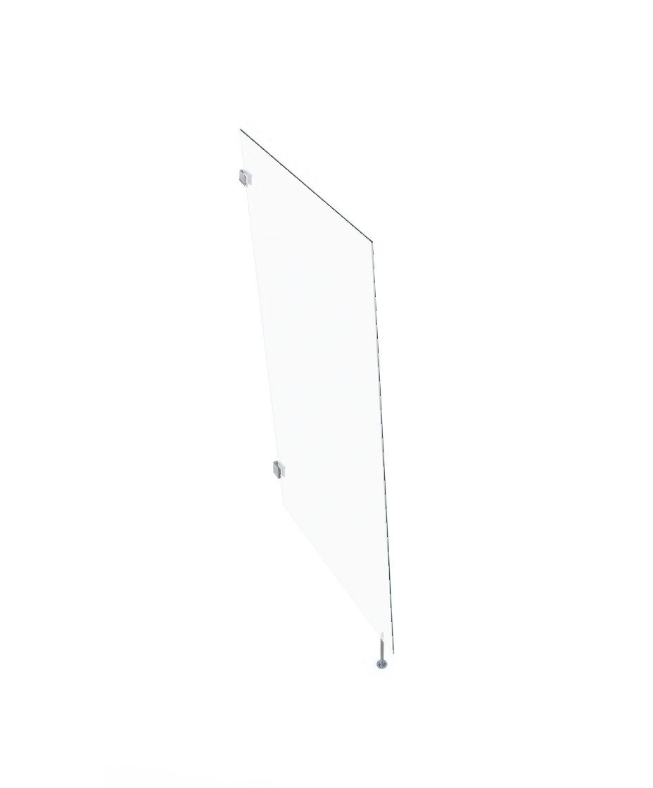 Glaszentrum Hagen Vordach Glaszentrum Hagen 80x200x80 cm Seitenteil für Vordächer Weiß