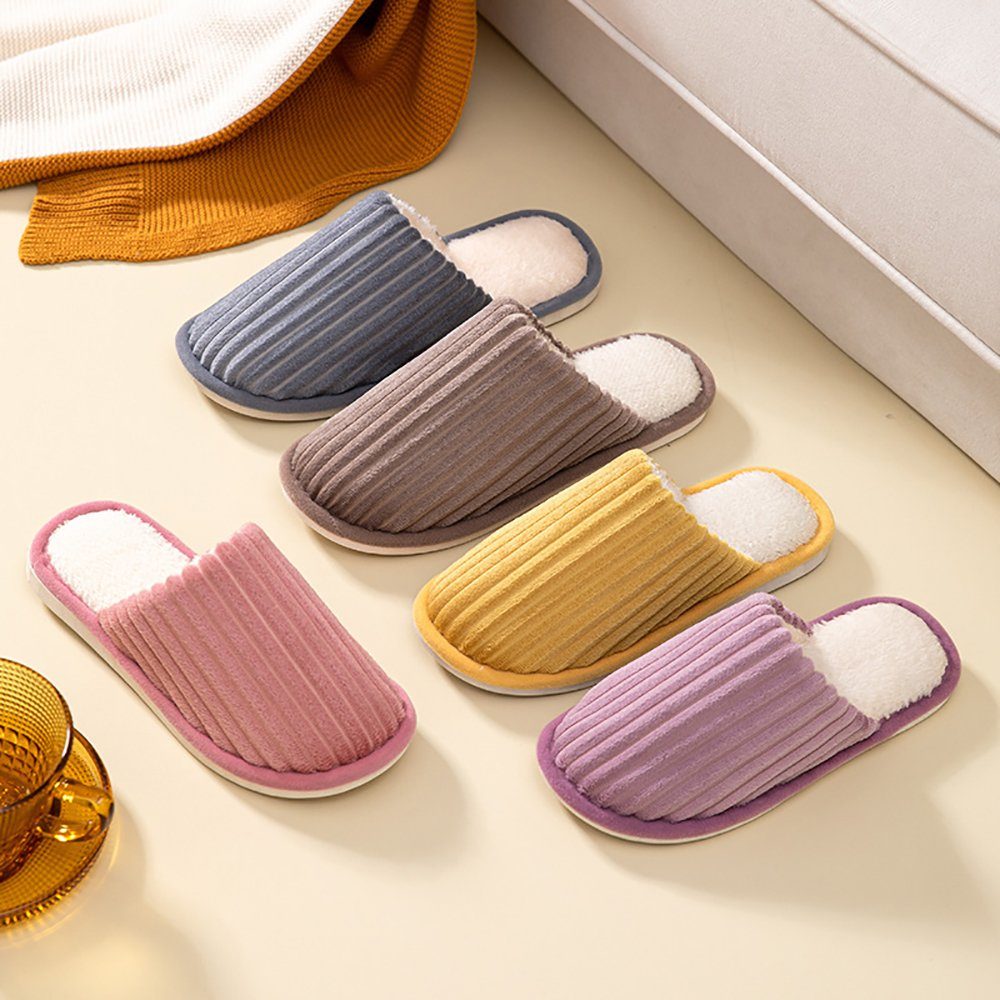 Coonoor Winter Warm Plush Slippers, Women&Men Plush Slippers