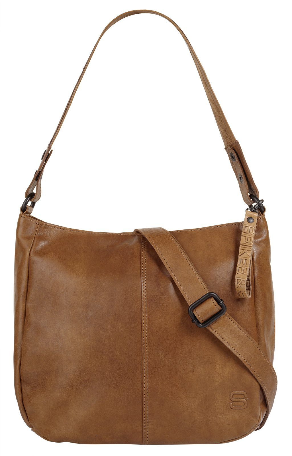 Spikes & Sparrow Umhängetasche SPIKES & SPARROW Damen echt Leder, echt Leder
