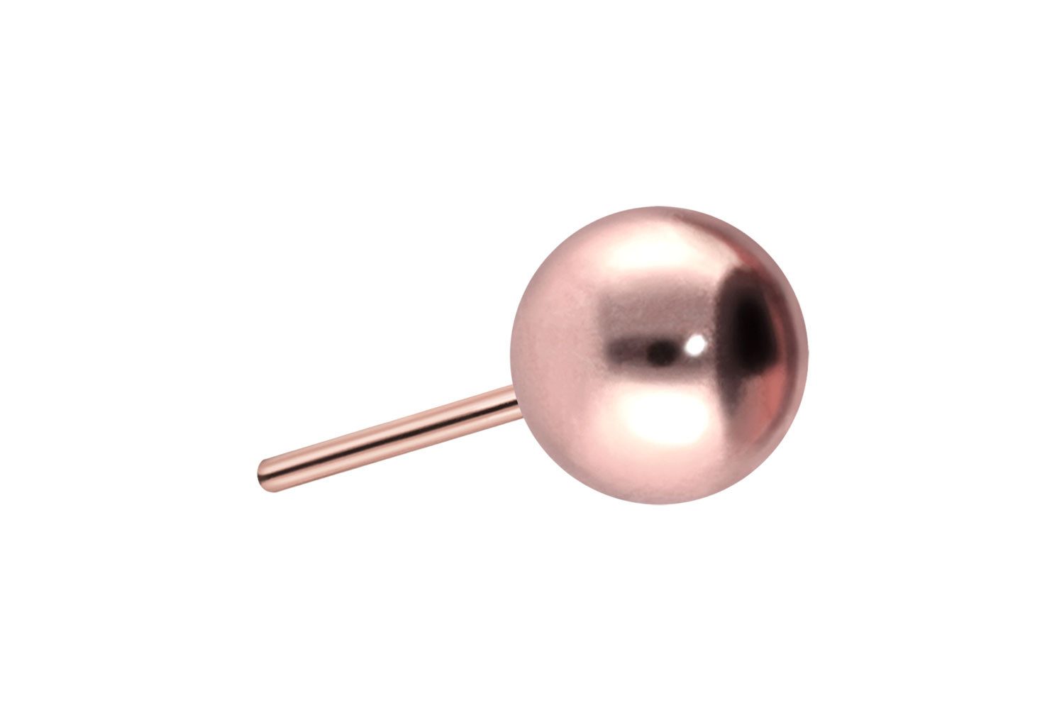 Piercing-Set Titan Kugel mit Push Pin