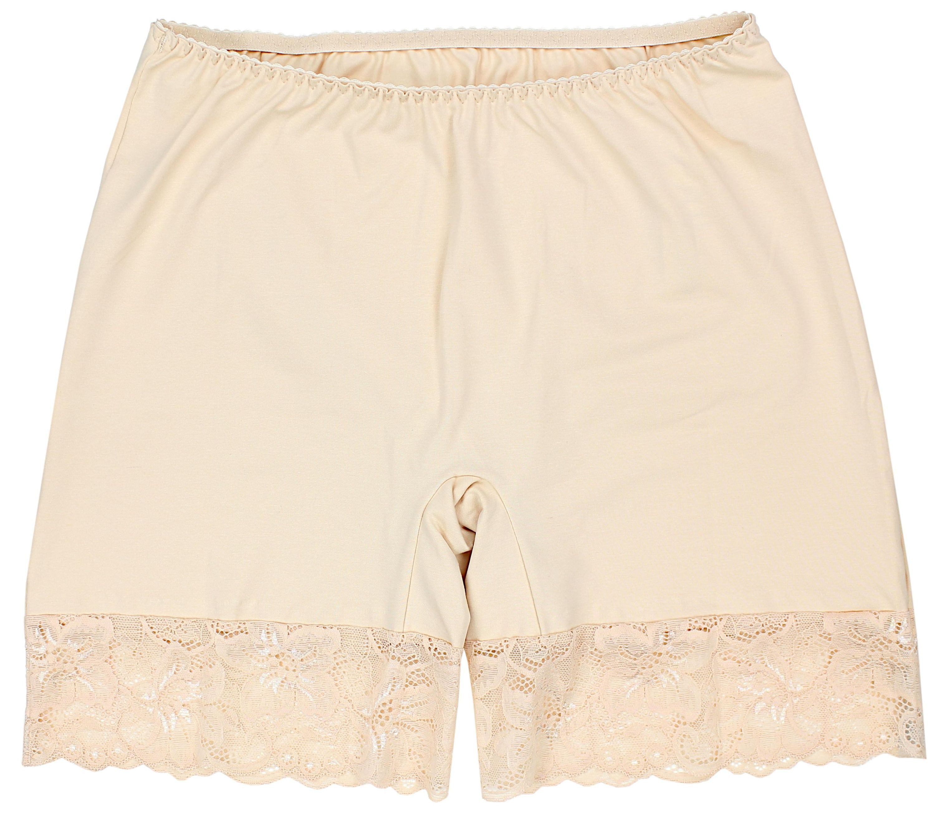 Lange Unterhose Longpants mit Spitze Miederpants Unterhosen mit Bein