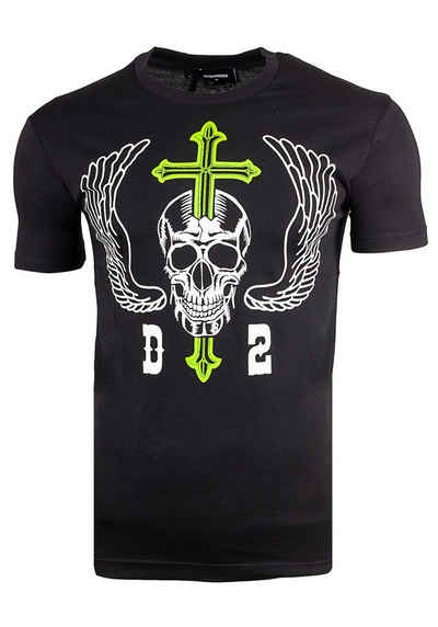 Dsquared2 T-Shirt »Dsquared2 Herren T-Shirt T-Shirt mit Totenkopf und Kreuz«
