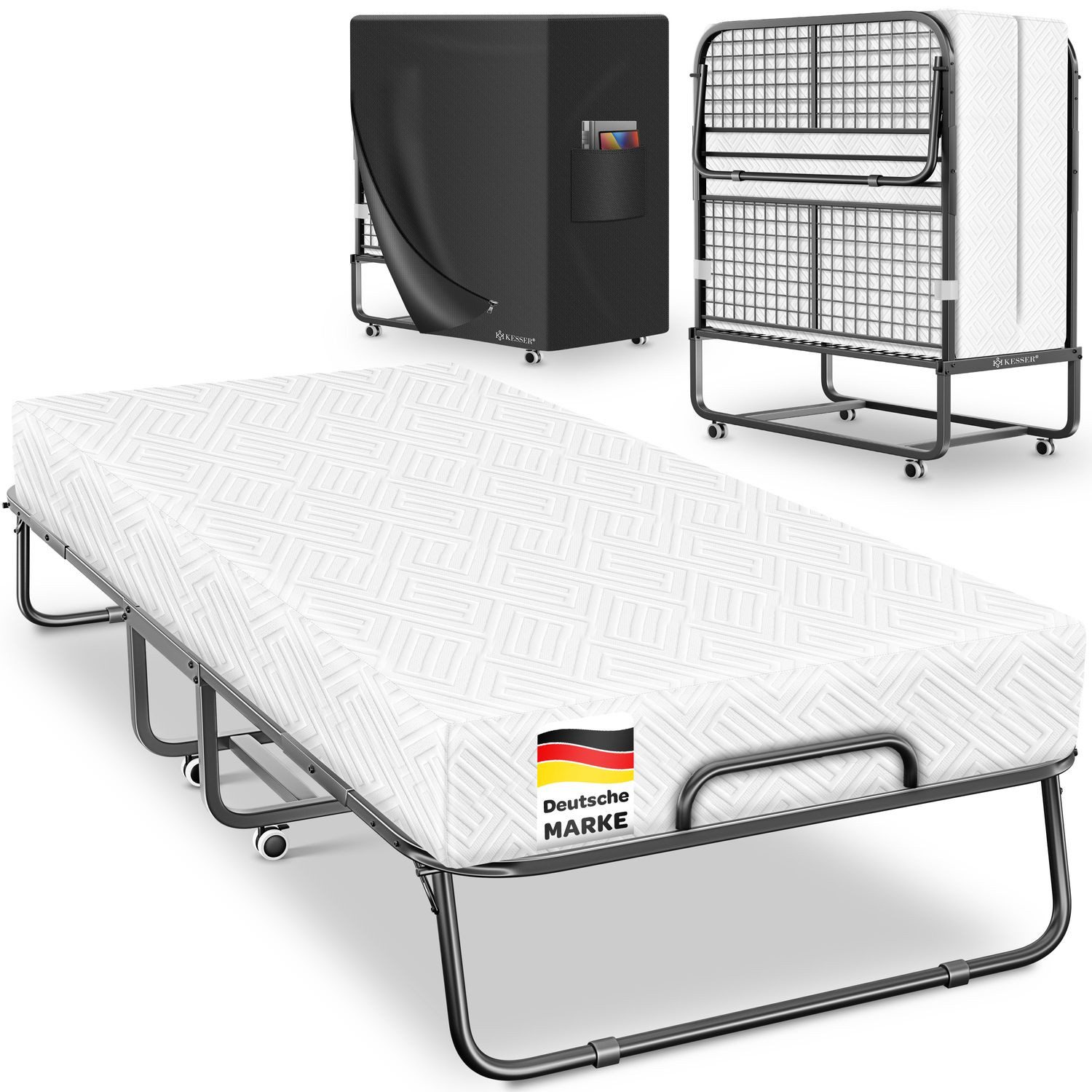 KESSER Gästebett 200x90cm Klappbett faltbares Reisebett günstig online kaufen