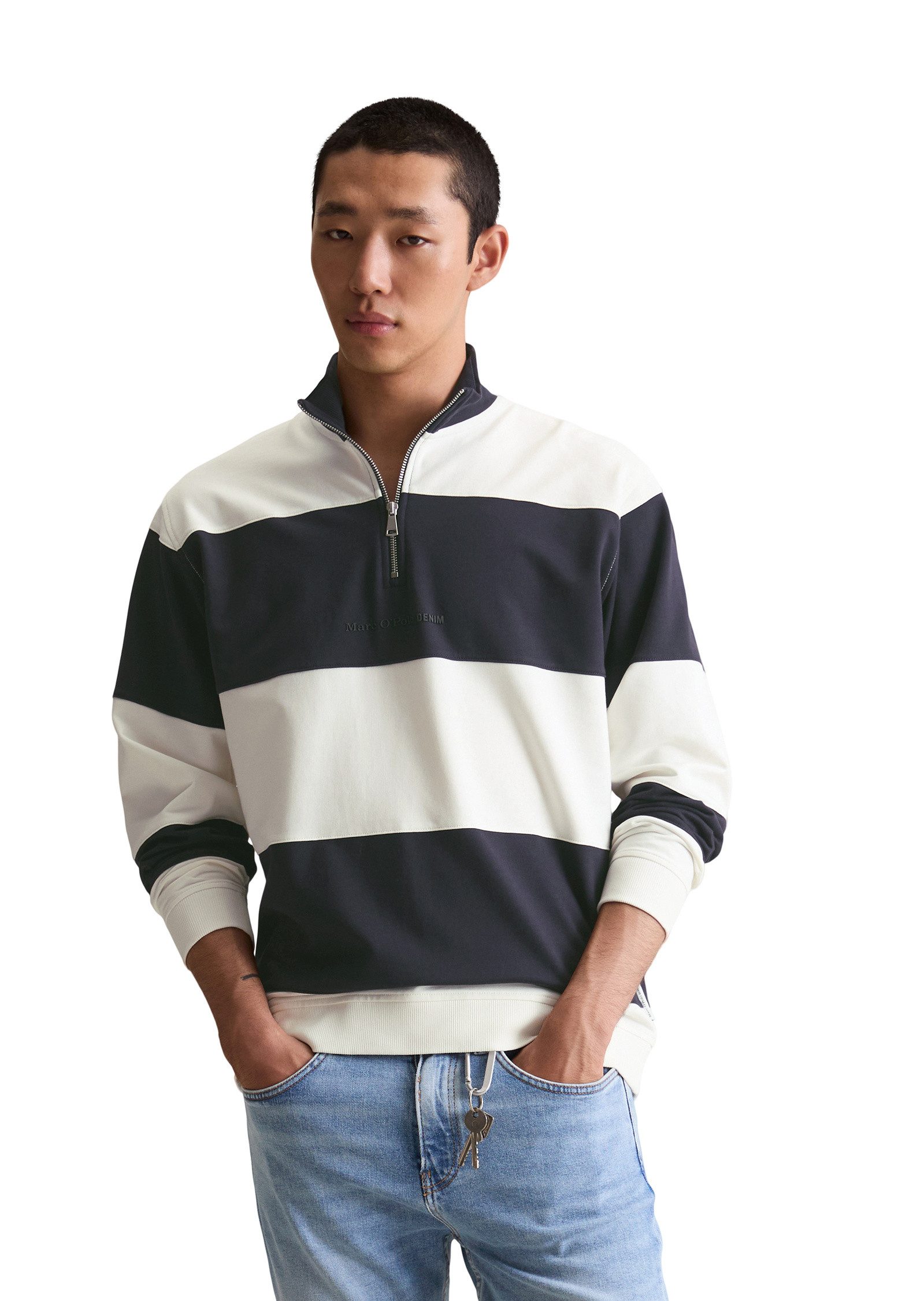 Marc O'Polo DENIM Sweatshirt aus reiner günstig online kaufen