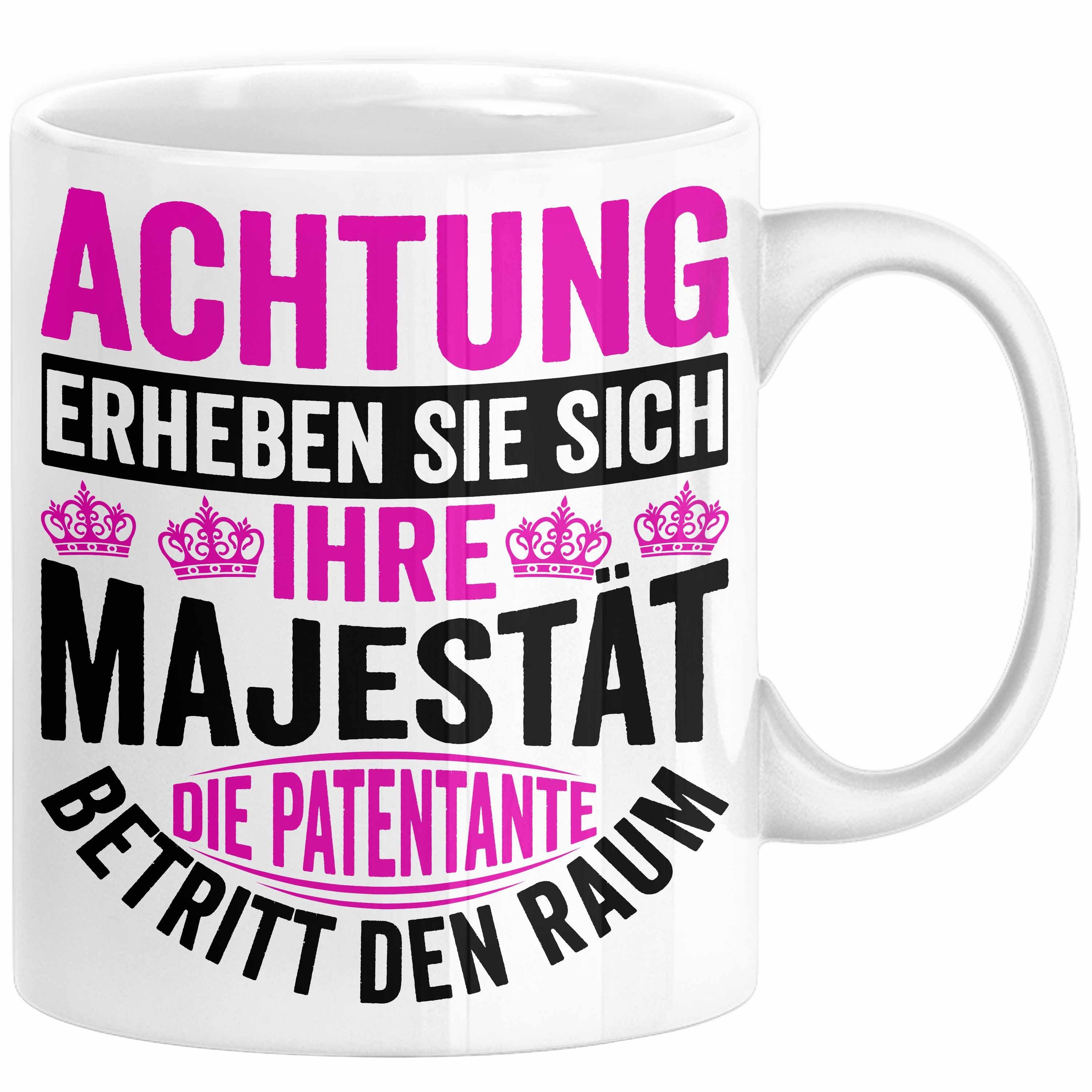 Trendation Tasse Patentante Geschenk Tasse Spruch Geschenkidee Beste