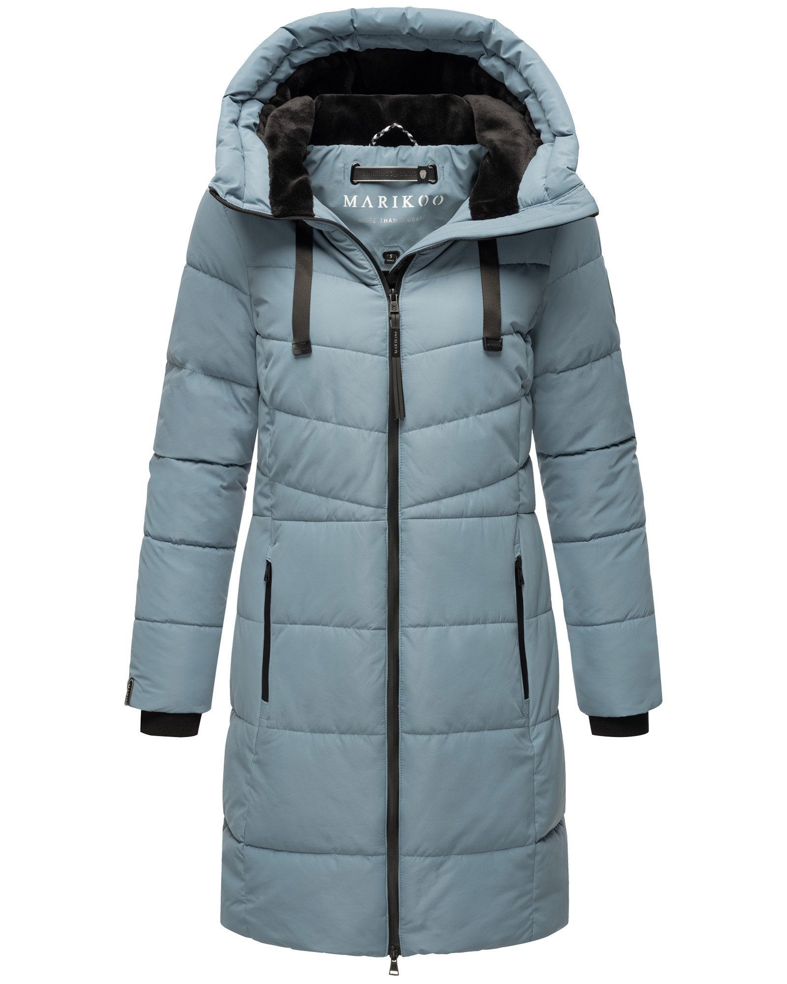 Marikoo Winterjacke Natsukoo XVI Stepp Mantel mit großer Kapuze