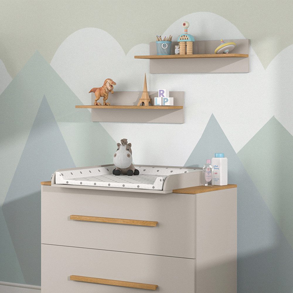 VitaliSpa® Wandregal Malia, Cashmere-Eiche, 70 x 20 cm günstig online kaufen