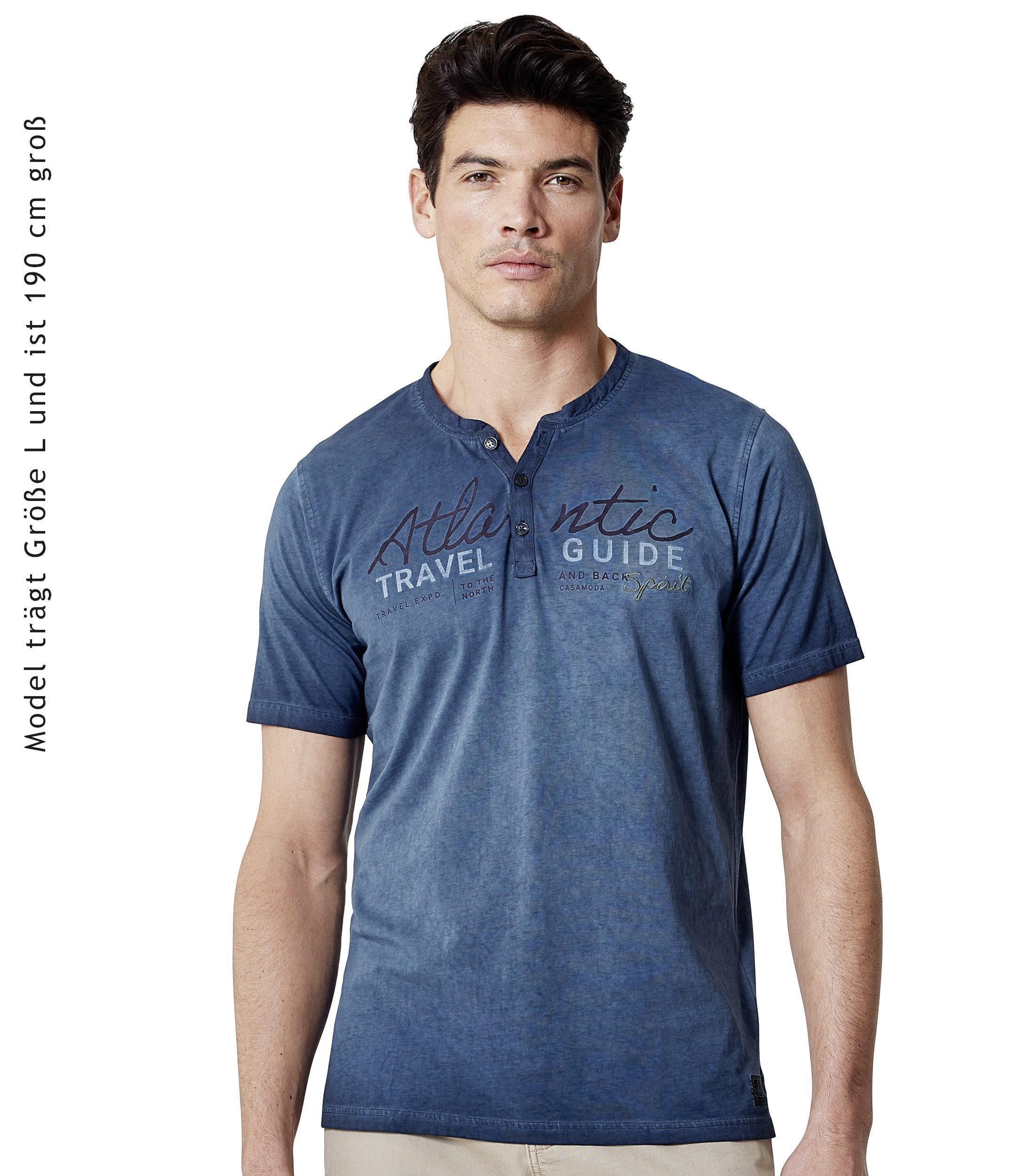 casamoda Henleyshirt CASAMODA Henley uni