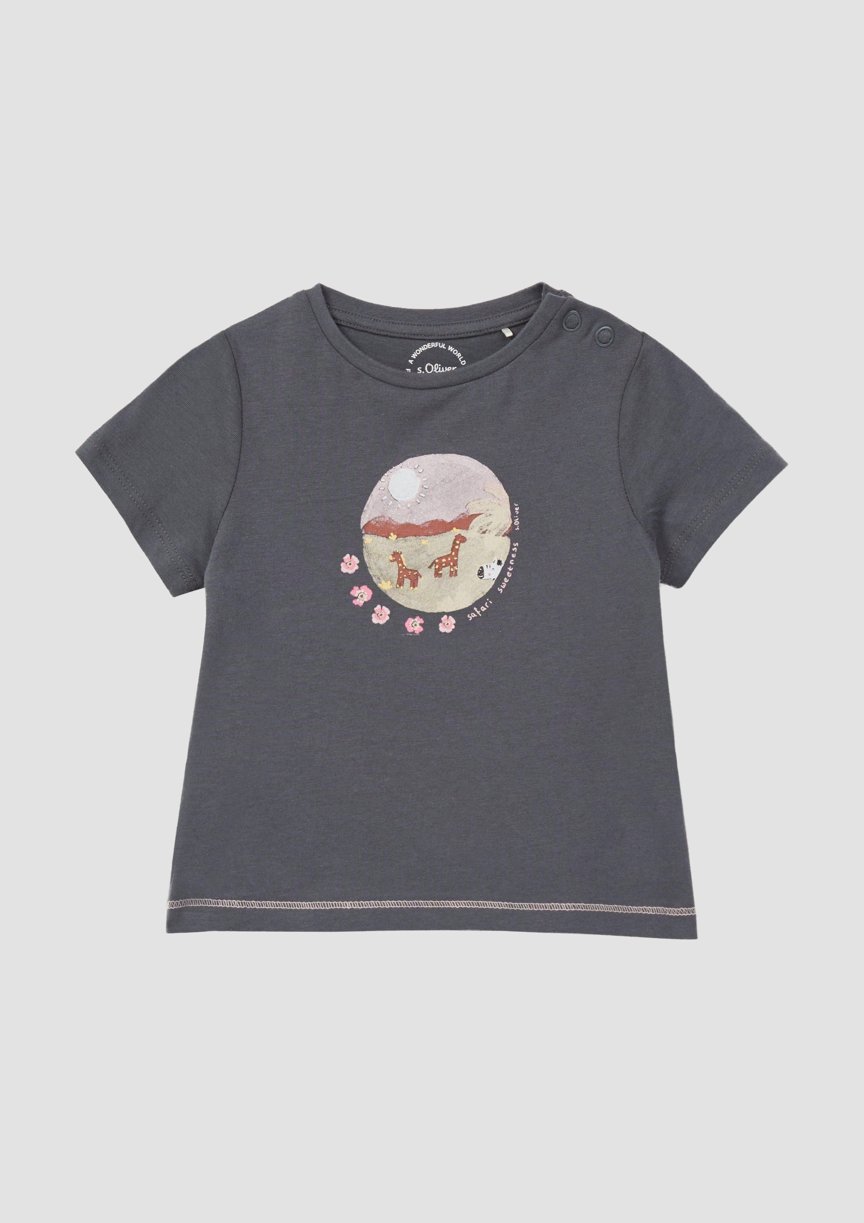 s.Oliver Kurzarmshirt T-Shirt im A-Shape mit günstig online kaufen