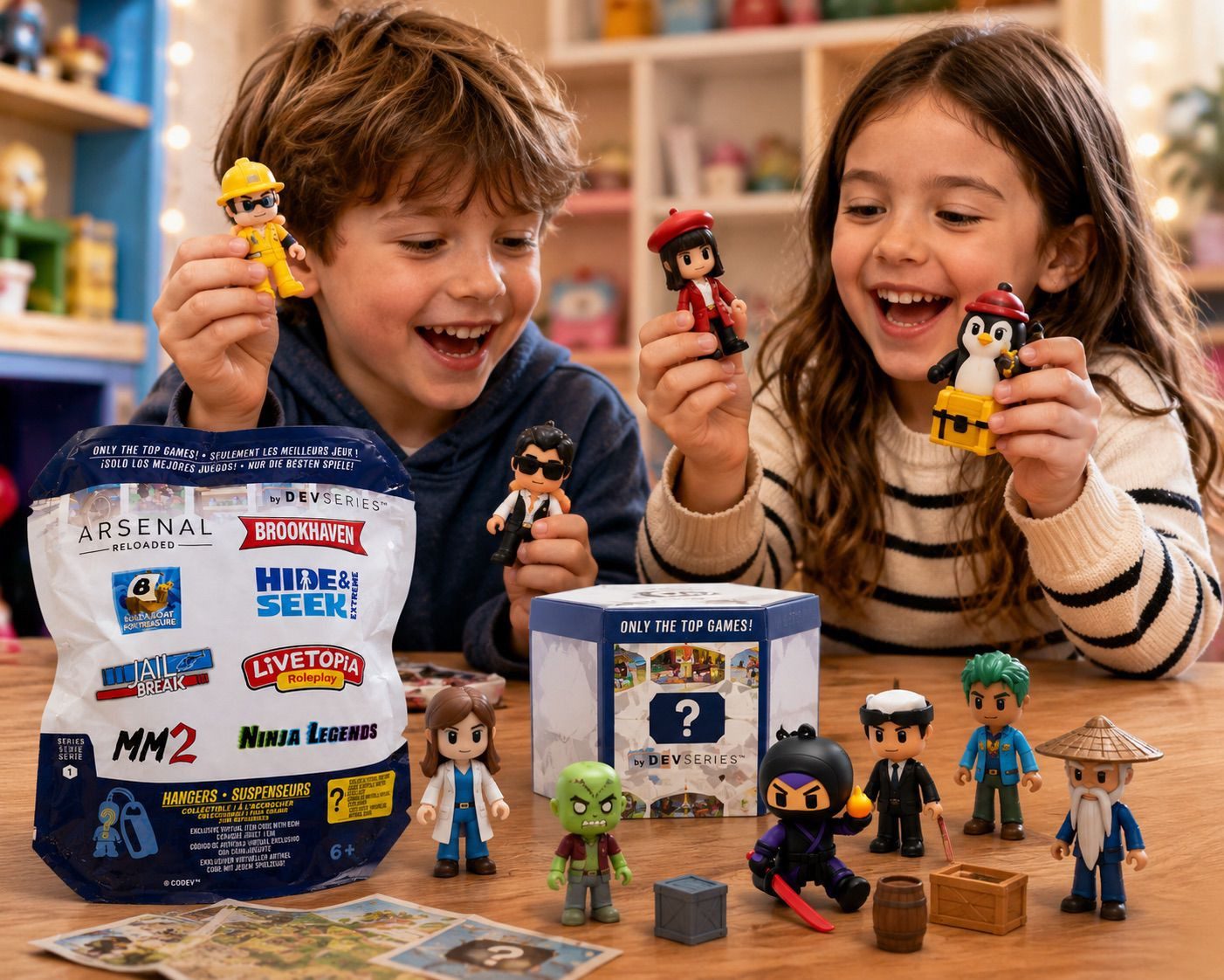 Dinotoys Sammelfigur Mistery Box Roblox Anhänger Sammelfigur Blindbag– Überraschungsfigur (Set, 1 St., Geschenk-Set), Zufallsfigur im Blindpack mit Überraschungseffekt für Sammler