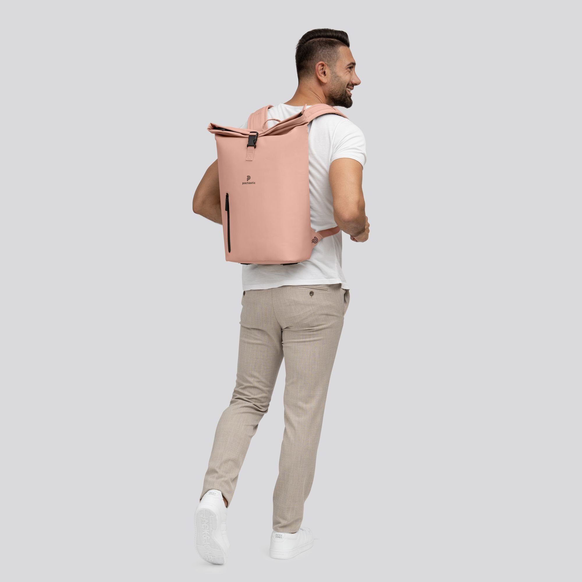 Pactastic Daypack Urban Collection, Veganes Tech-Material rose