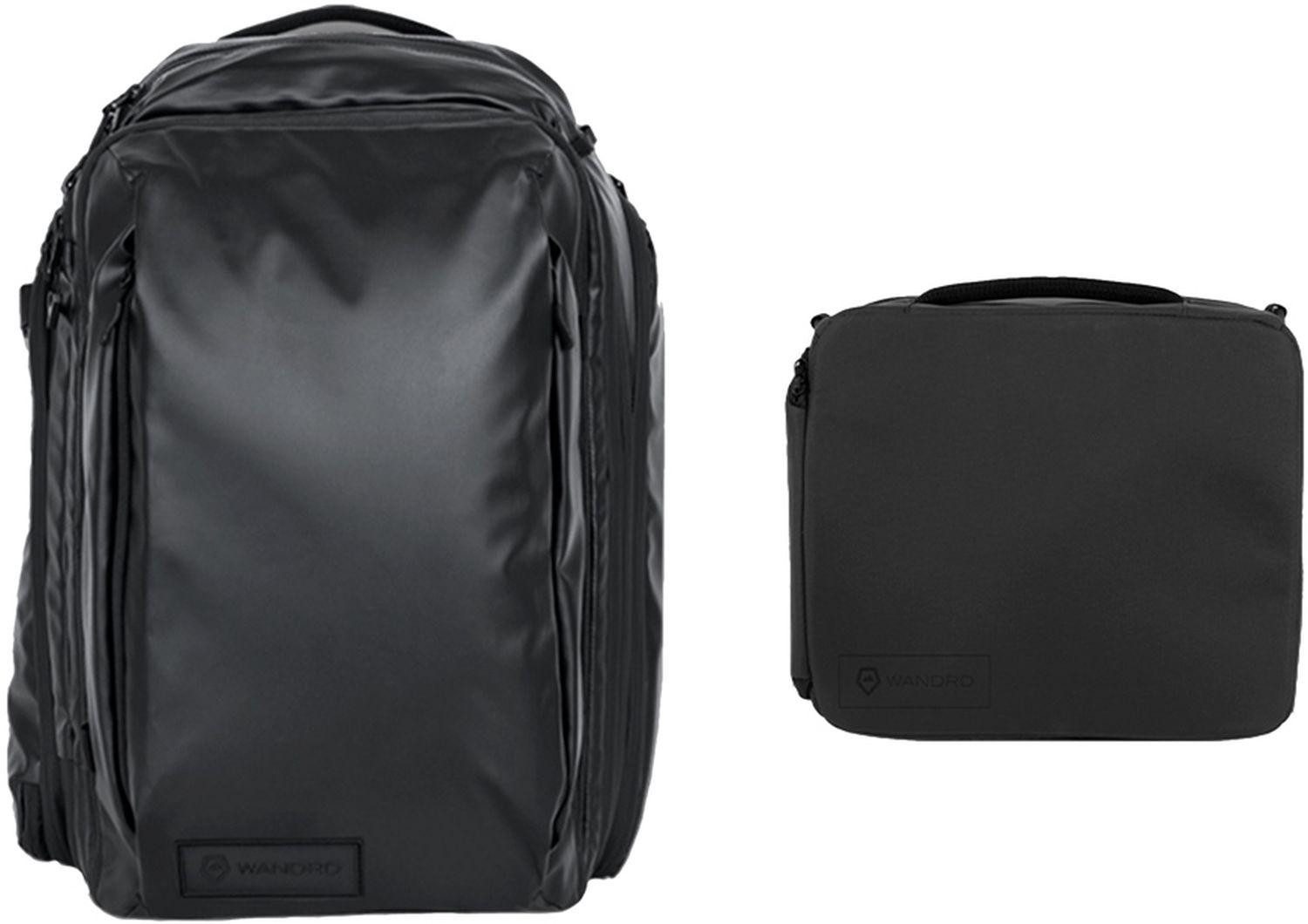 Wandrd Fotorucksack Transit 45L Travel Backpack Black Essential+ Bundl