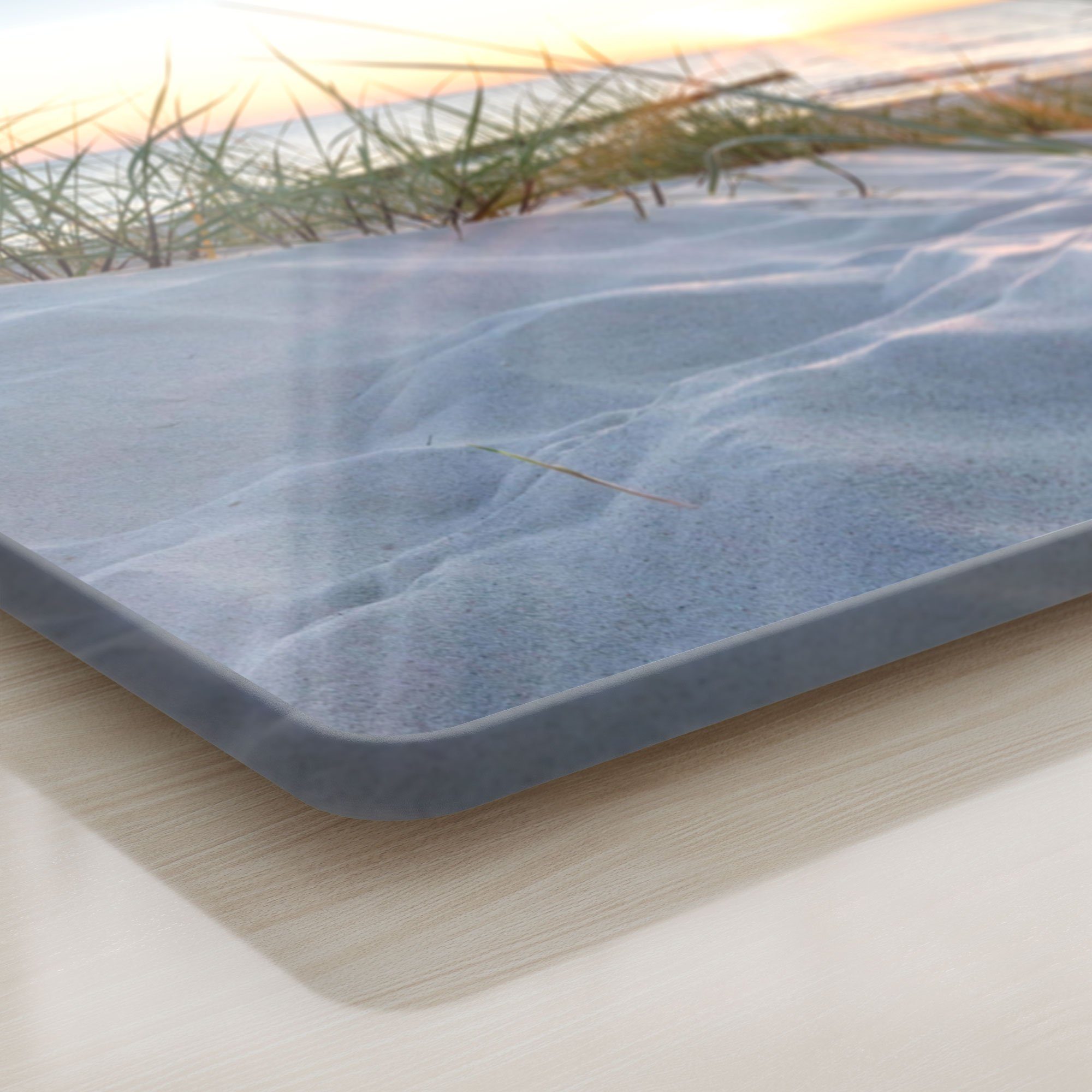 Schneidebrett Sonnenuntergang', 'Ostsee Schneideplatte Platte Glas, Frühstücksbrett DEQORI