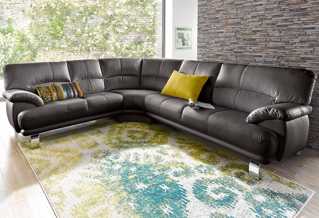 TRENDMANUFAKTUR Ecksofa Cecilia in italienischem Design, modern und komfort günstig online kaufen