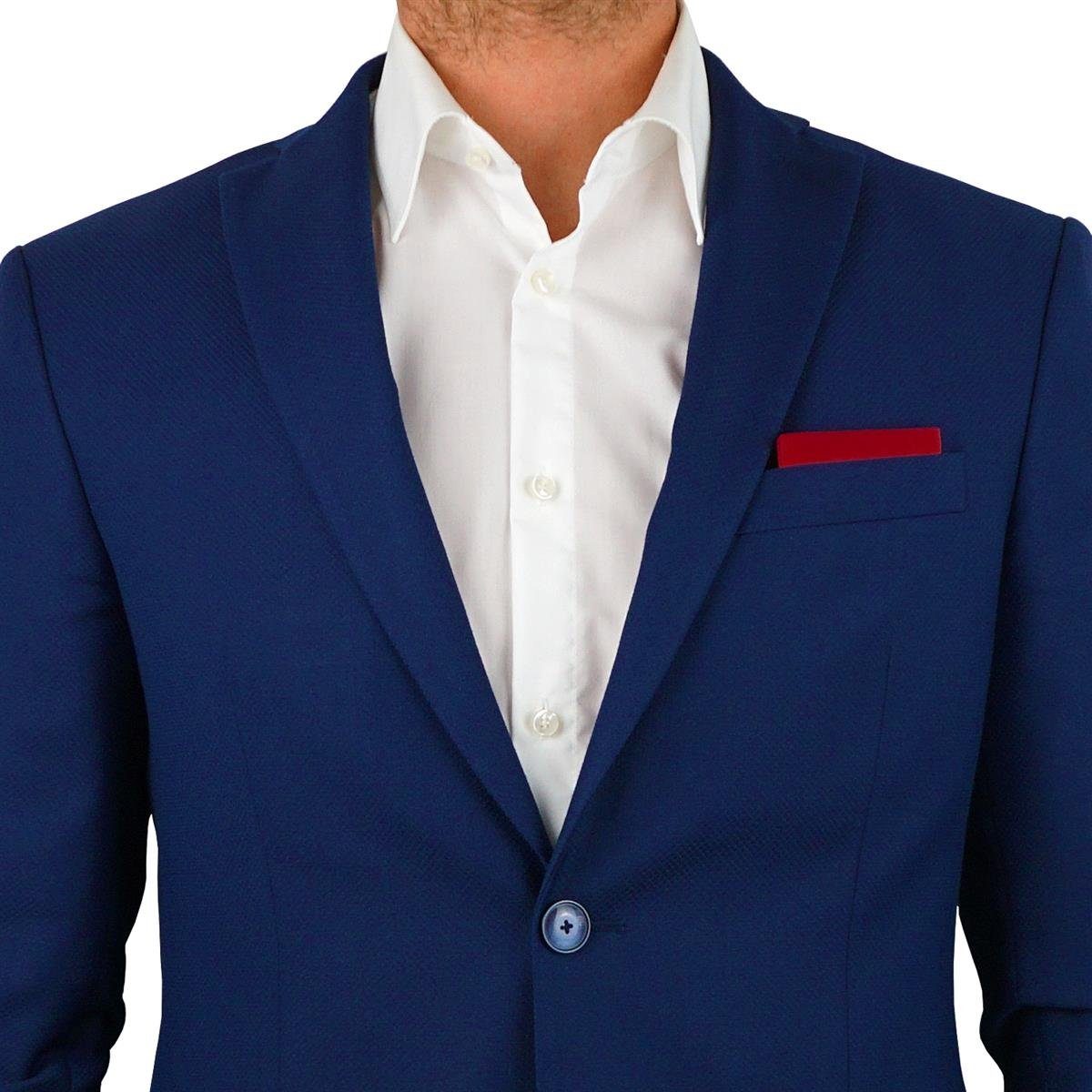 DonDon Einstecktuch DonDon Herren Einstecktuch vorgefaltet eckig am Karton größenverstellb, (Packung, 1-St), vorgefaltet, mit Karton verstärkt, Seidenlook