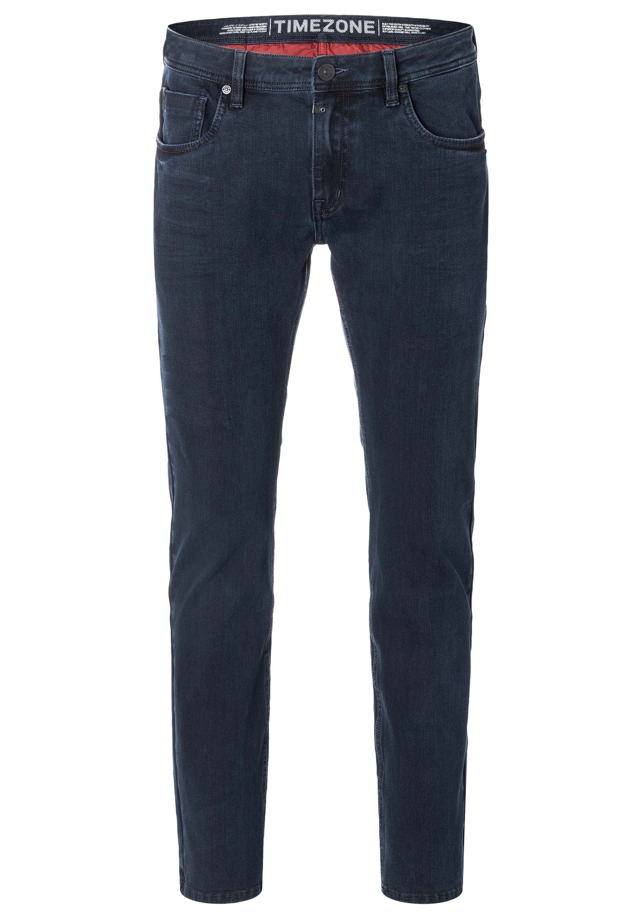 TIMEZONE Herren Jeans SLIM EDUARDOTZ - Slim Fit - Blau - Black Blue Wash günstig online kaufen