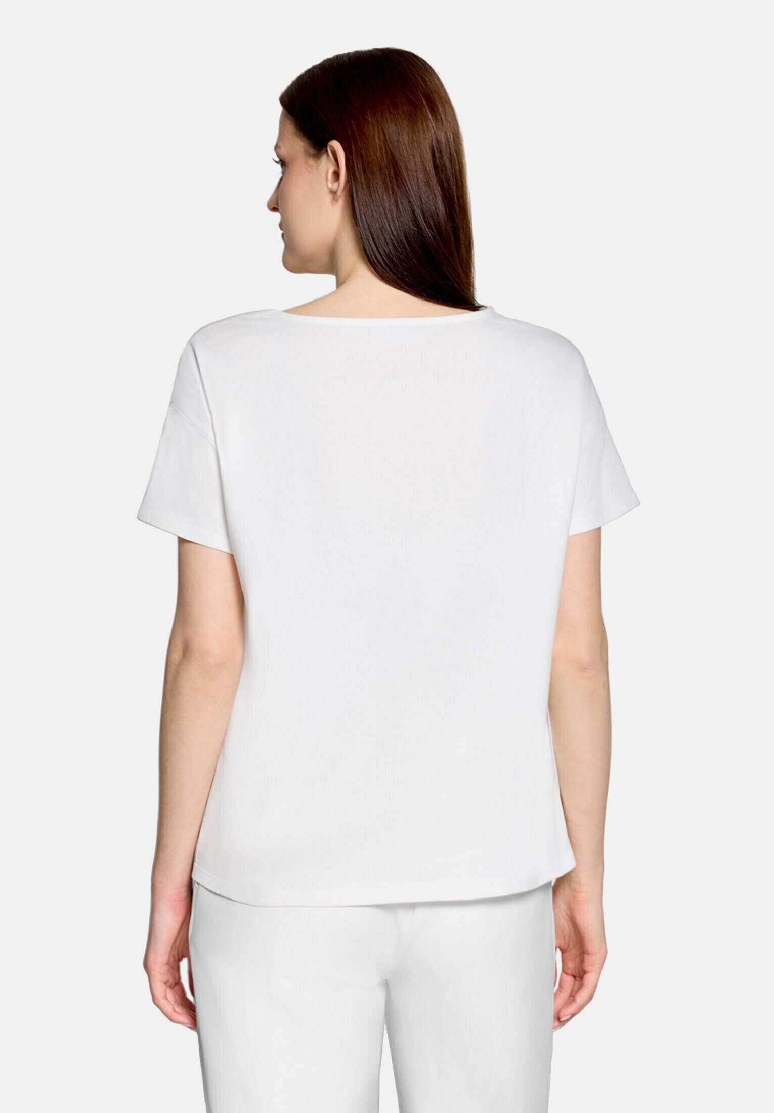 Betty Barclay Kurzarmshirt Damen mit Schleifenknoten (1-tlg)