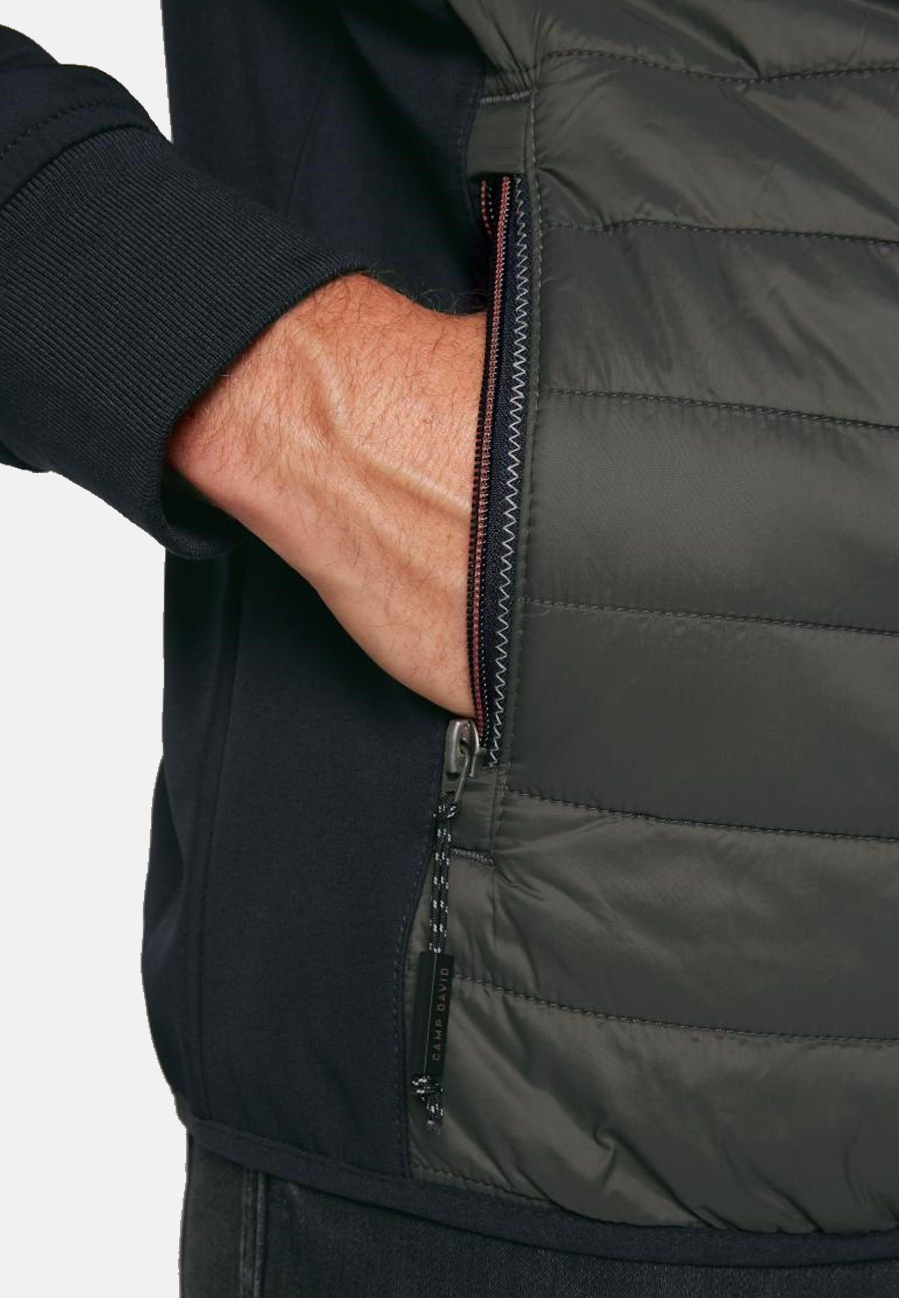 CAMP DAVID Steppjacke Jacke halb Stepp- günstig online kaufen