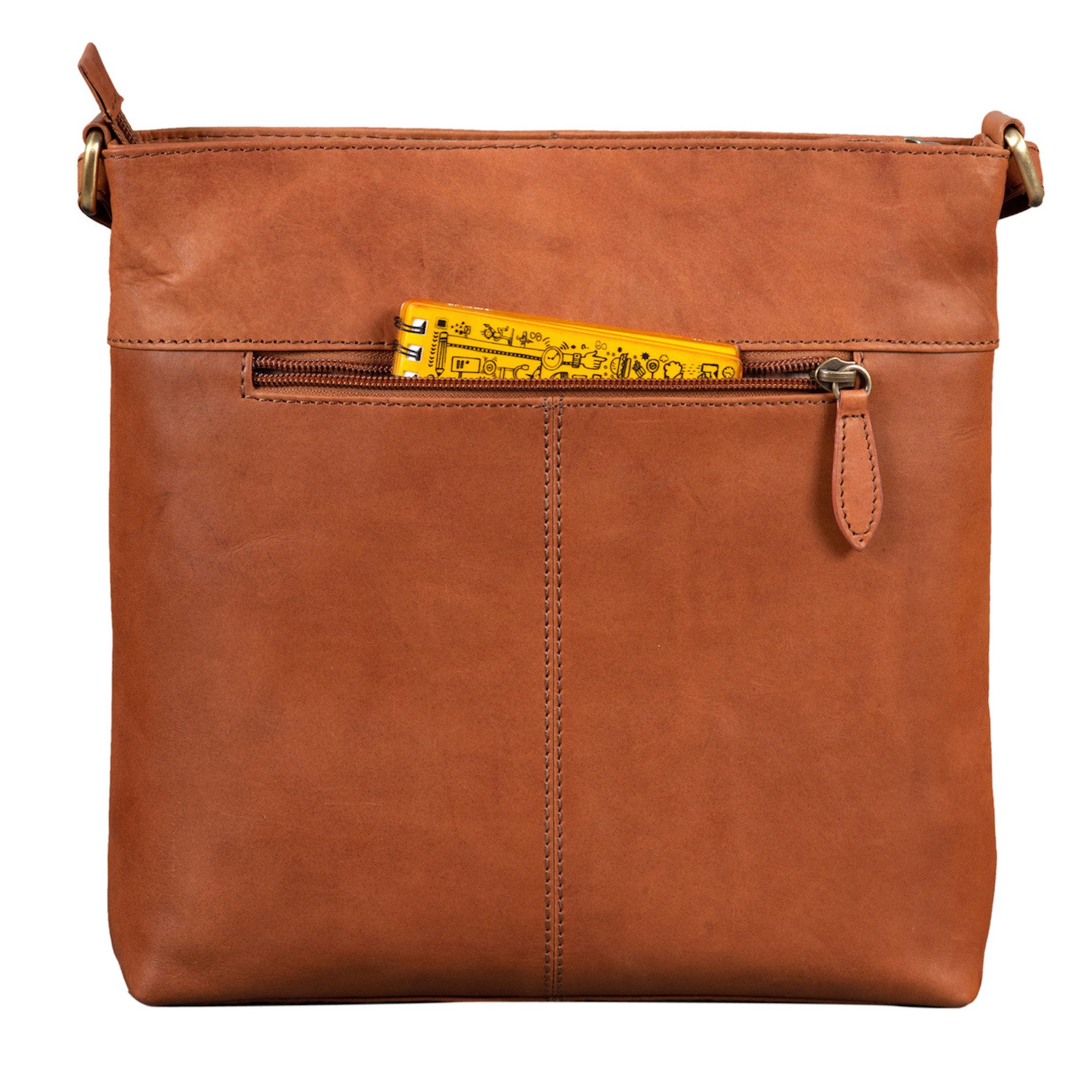 Benthill Umhängetasche Damen Echt Leder Umhängetasche Handtasche Schultertasche Shopper, Schultergurt / Umhängegurt Reißverschlussfach – Bild 5 von 5