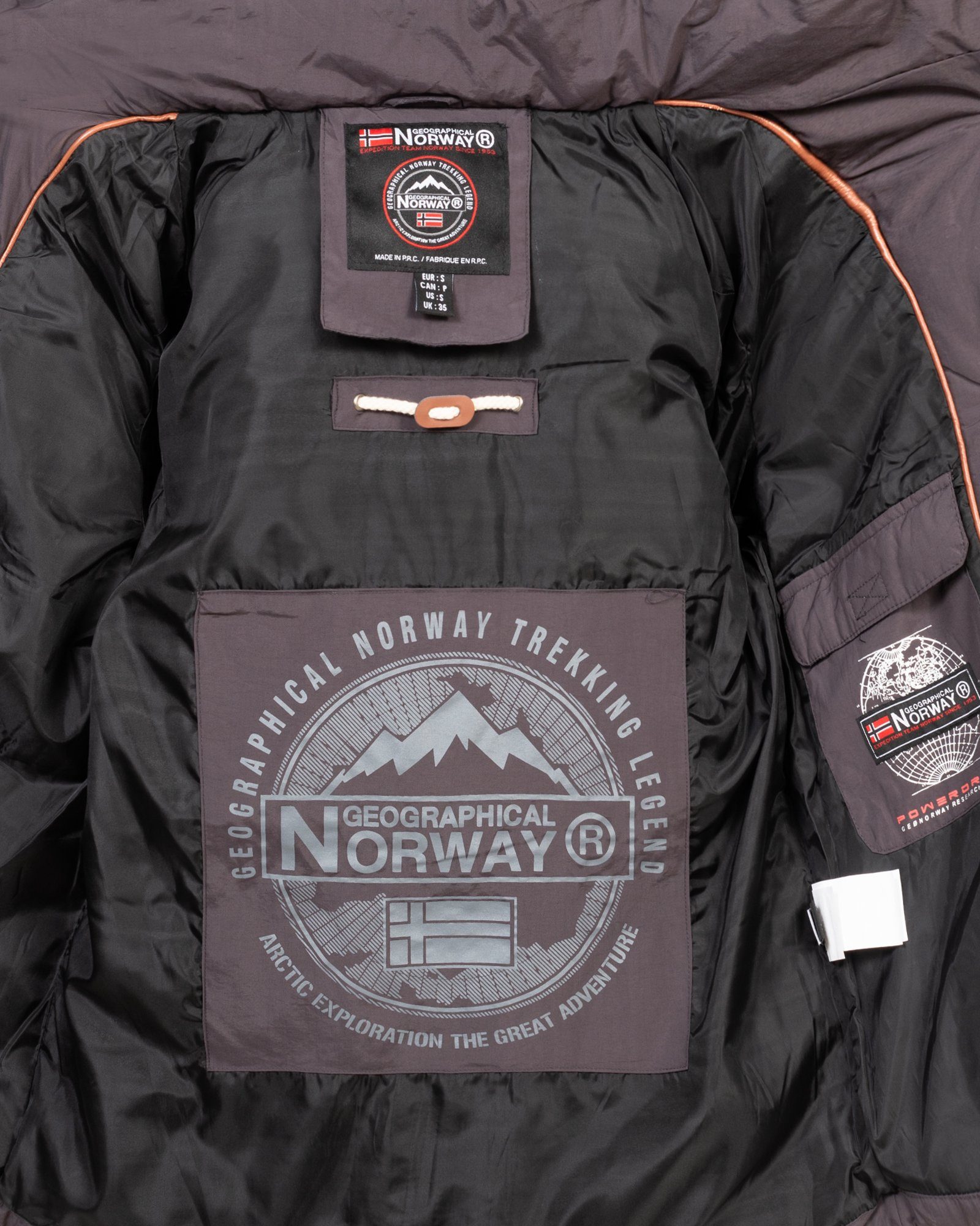 Geographical Norway Steppjacke Herren Winter Jacke Steppjacke Outdoor Jacke Parka Verveine