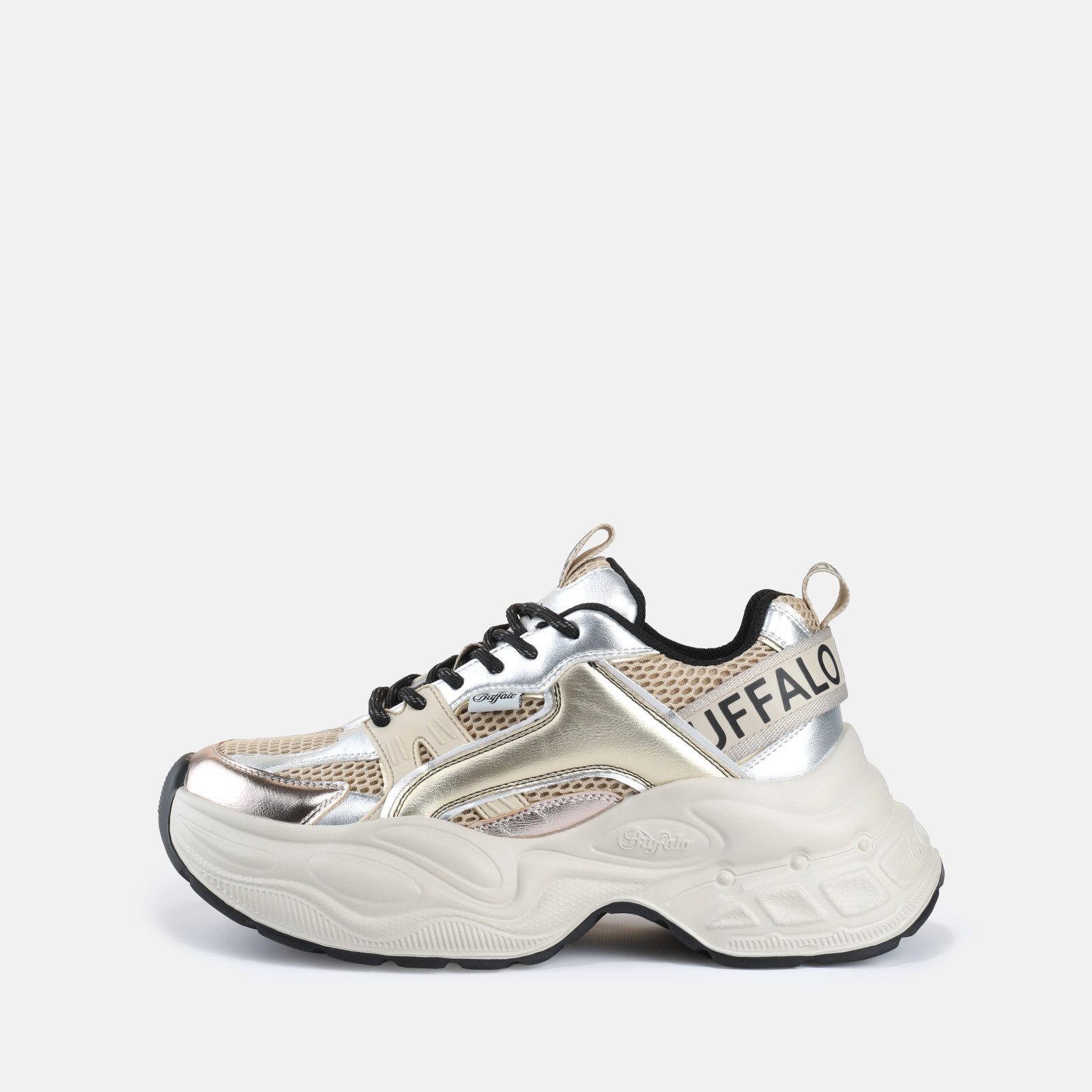 Buffalo YUNO Plateausneaker Chunky-Sneaker, Schnürschuh, Leichtgewicht mit Memory Foam-Innensohle