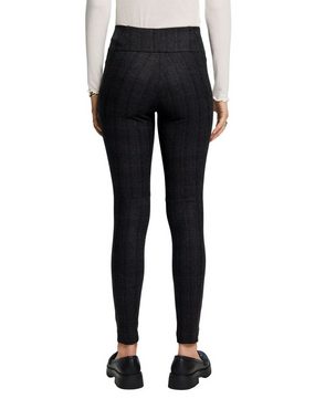 Esprit Skinny-fit-Jeans Karierte Leggings aus Punto-Jersey