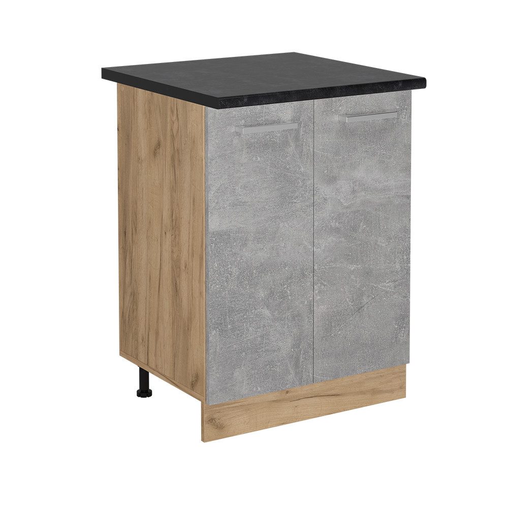Vicco Unterschrank R-Line, Beton/Goldkraft Eiche, 60 günstig online kaufen