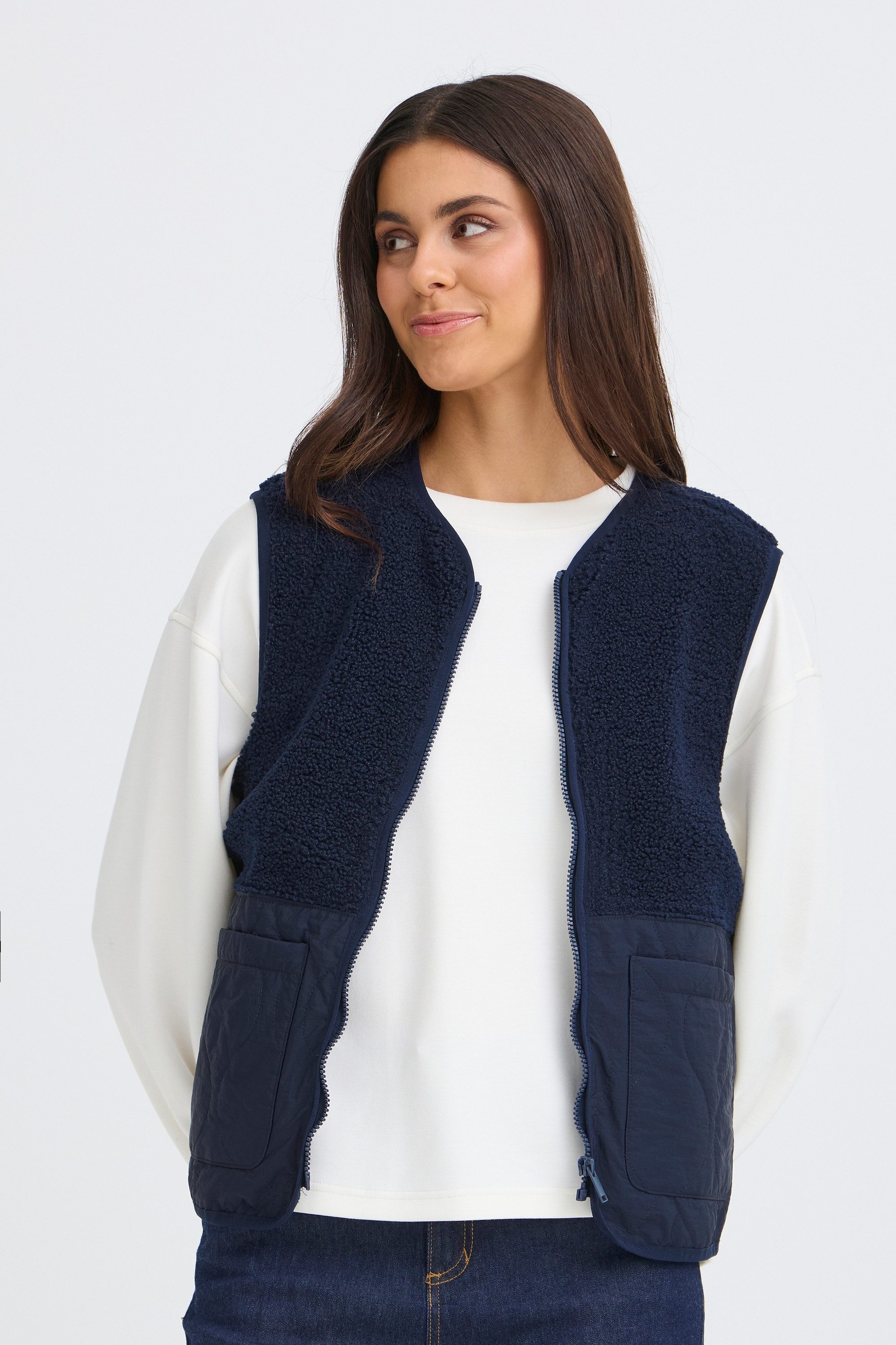 fransa Shirtweste Weste FRMIKALA
