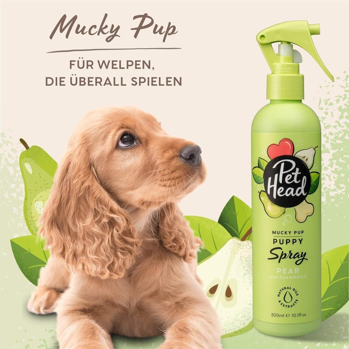 Pet Head Fellpflege Spray "Mucky Puppy" Birne 300 ml