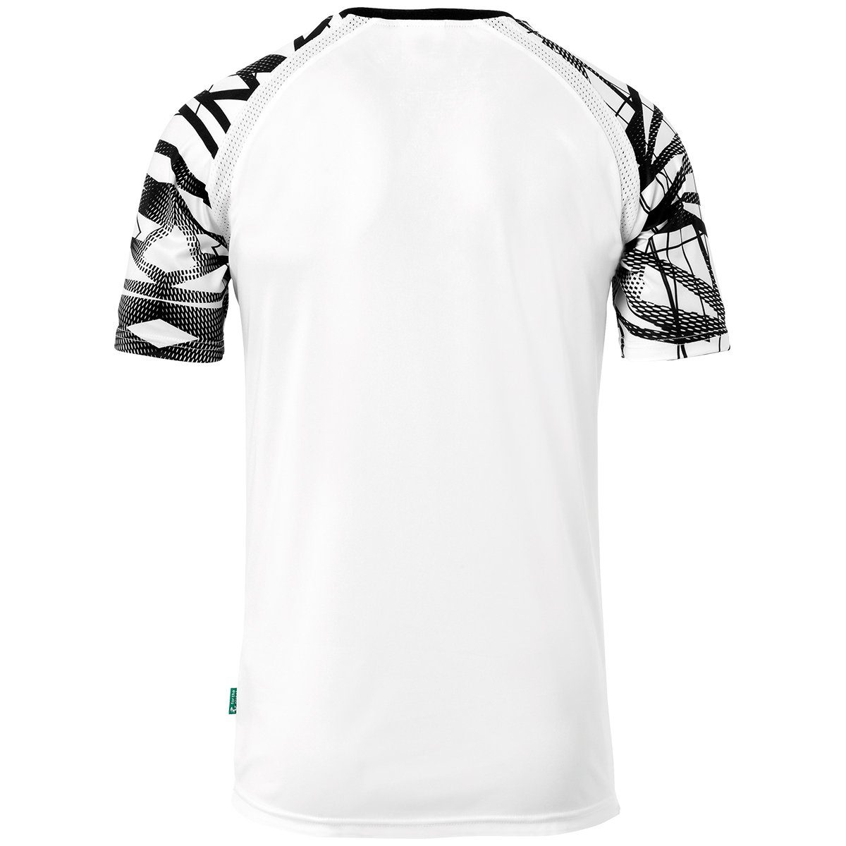 KURZARM atmungsaktiv Trainings-T-Shirt weiß/schwarz 25 uhlsport GOAL Trainingsshirt TRIKOT uhlsport