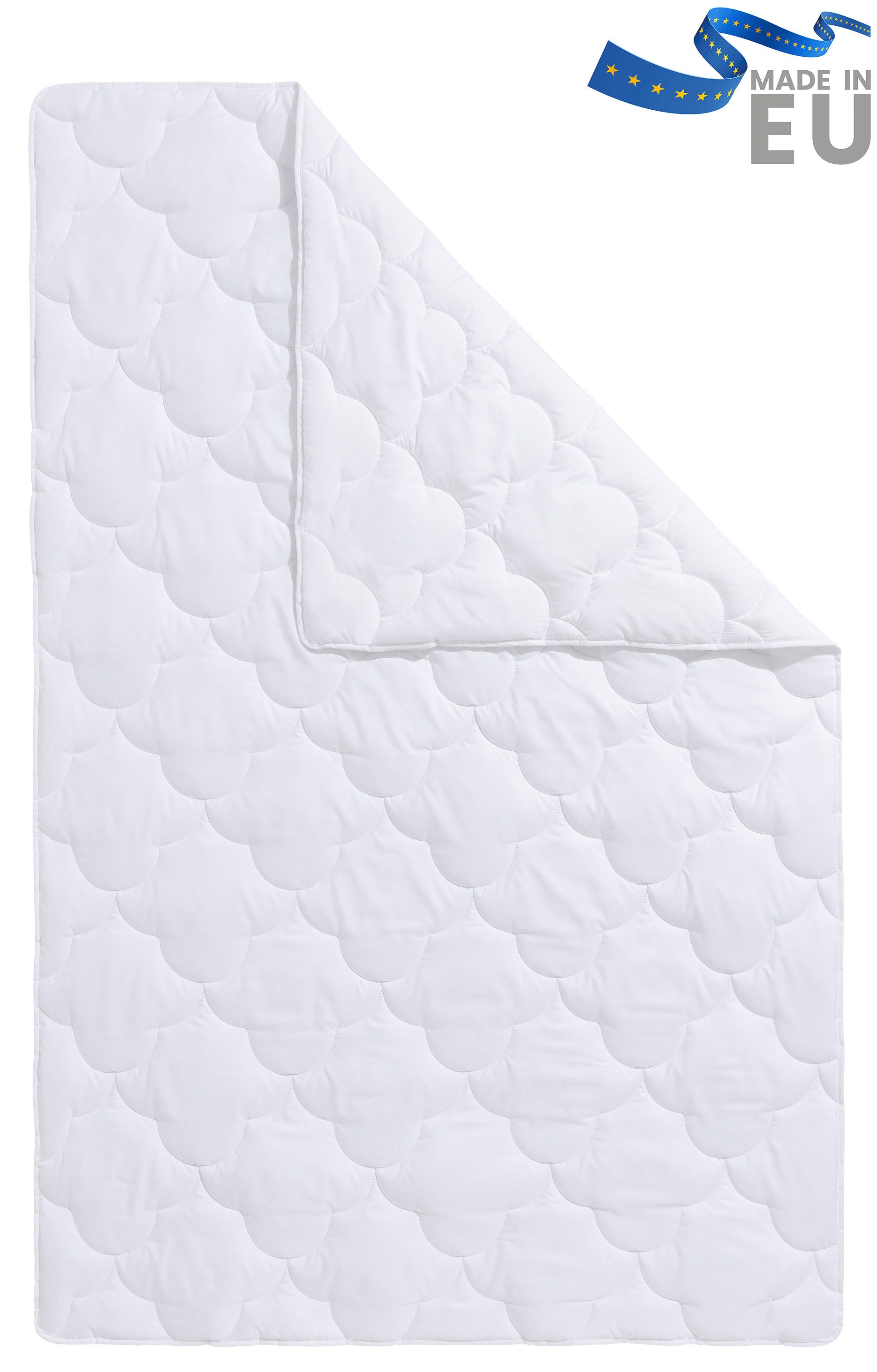 my home Microfaserbettdecke Mondschein, Bettdecke 135x200 cm, 155x220 cm, 200x200 cm, Füllung: Polyester, Bezug: Polyester oder antibakteriellen Microfaser, Bettdecken, Sommer, Winter; allergiker geeignet (Hausstauballergiker)