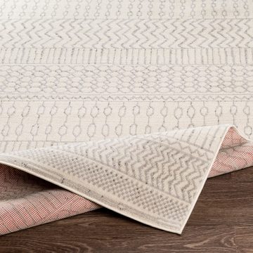 Teppich Geometric 2301, Surya, rechteckig, Höhe: 11 mm, Skandi Design, Modern Boho Kurzflor Wohnzimmerteppich, Schlafzimmer