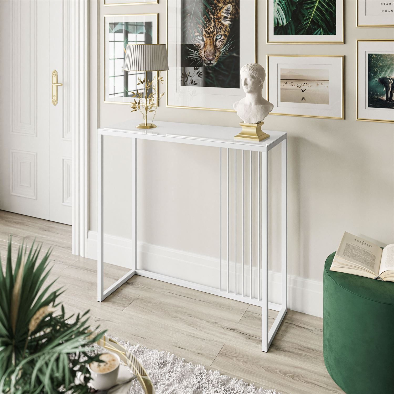 Lookway Konsolentisch PRIME GLASS, Beistelltisch mit Oberfläche aus Hartgla günstig online kaufen