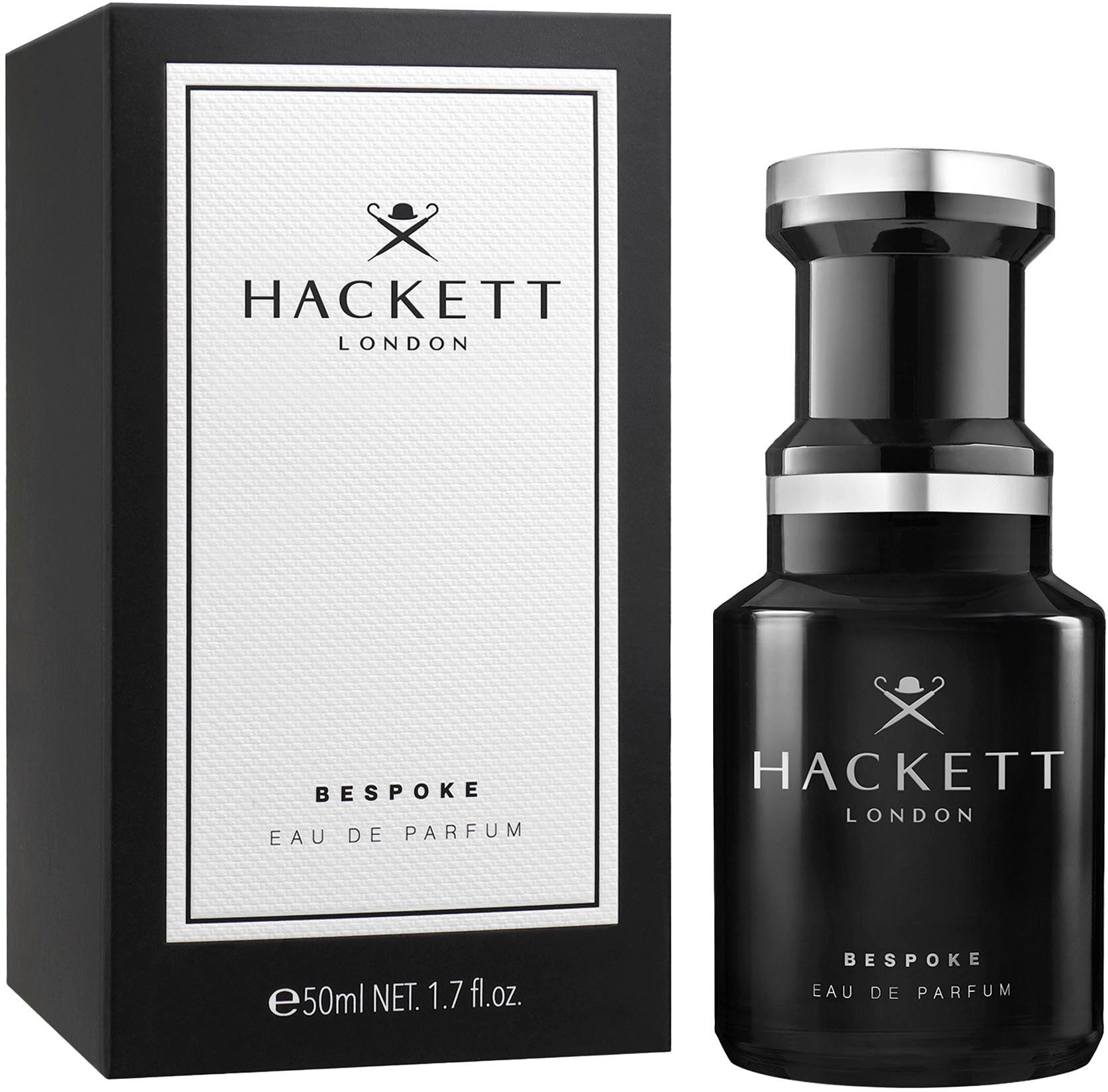 Hackett London Eau de Parfum Hackett BESPOKE – EdP 50 ml, Eleganz trifft moderne Männlichkeit.