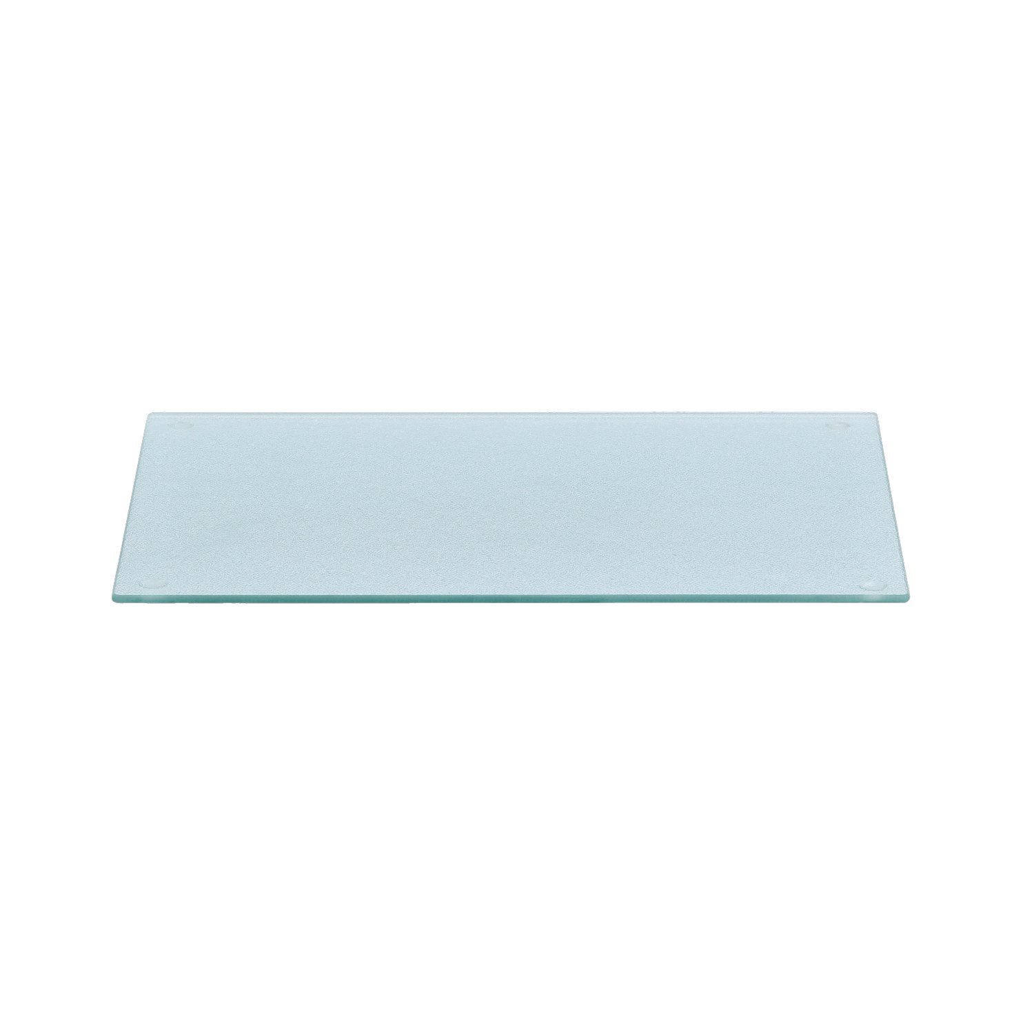 Basera® Schneidebrett Glasschneideplatte aus Sicherheitsglas mit Silikonfüßen, ESG-Sicherheitsglas, (1-St), transparent, 30 x 20 cm