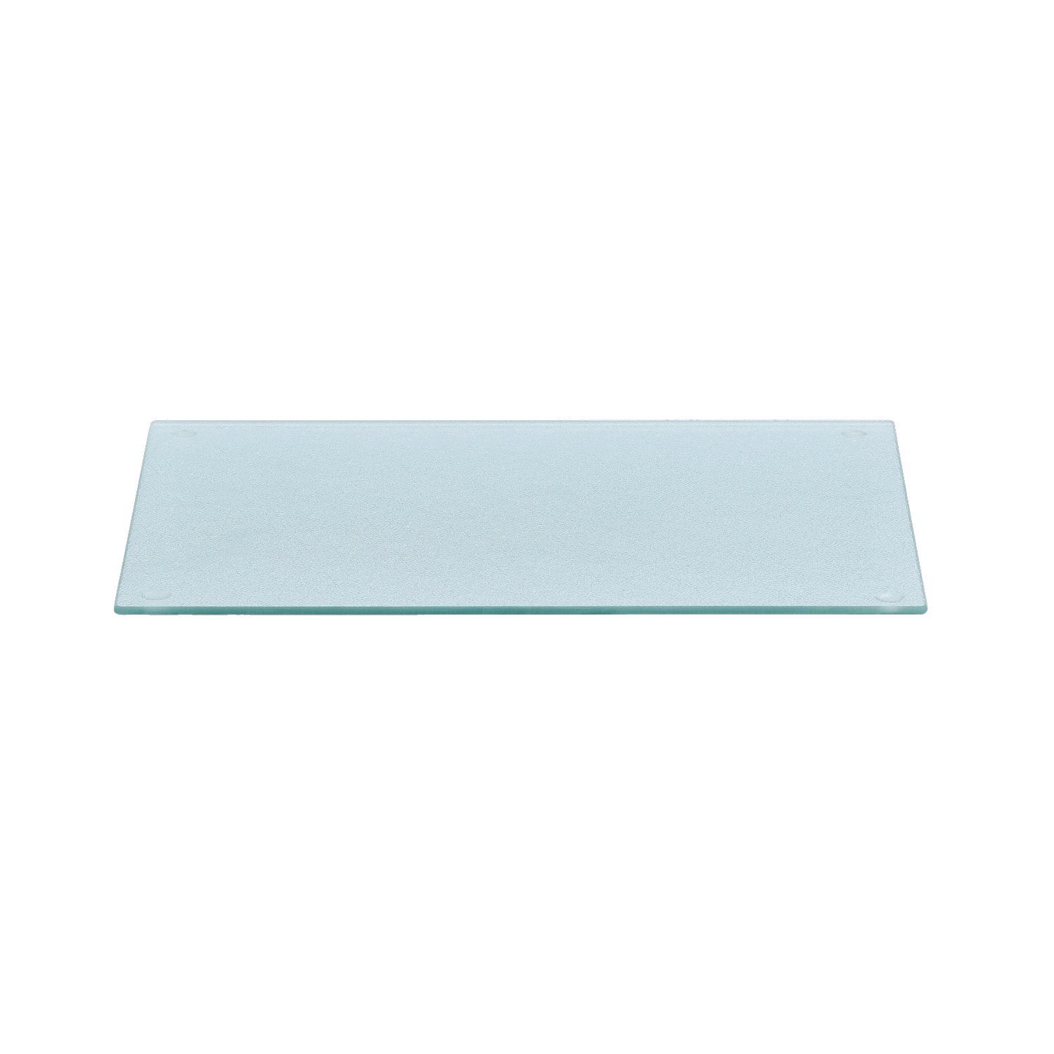 Schneidebrett aus Basera® 40 mit transparent, cm Sicherheitsglas 30 (1-St), Glasschneideplatte Silikonfüßen, ESG-Sicherheitsglas, x