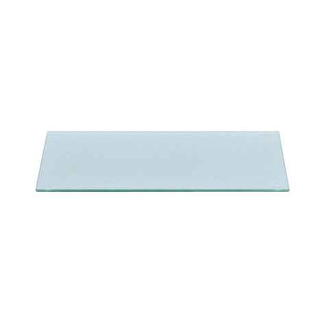 Basera® Schneidebrett Glasschneideplatte aus Sicherheitsglas mit Silikonfüßen, ESG-Sicherheitsglas, (1-St), transparent, 30 x 20 cm