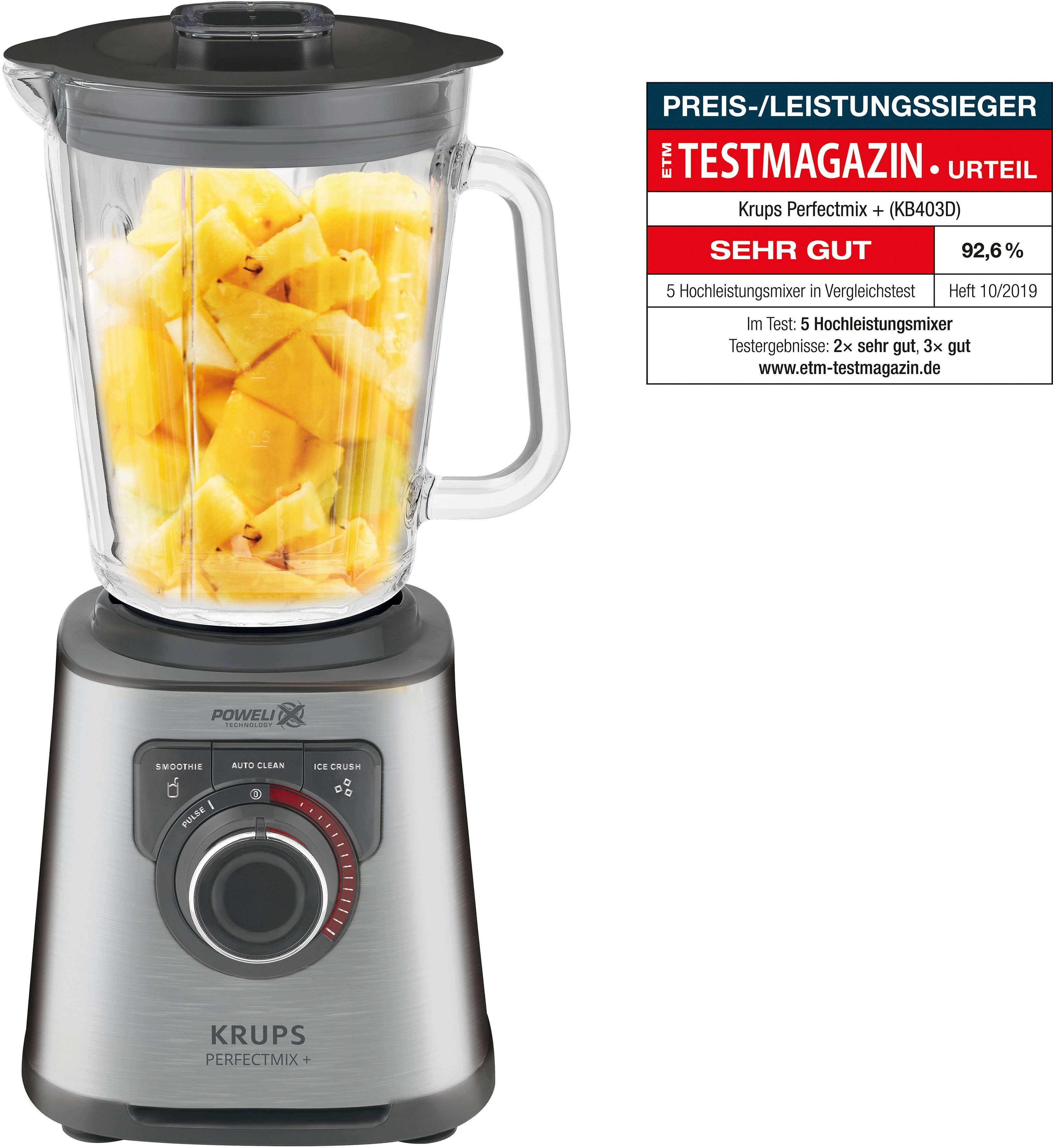 Krups Standmixer KB403D Perfect Mix+, 1200 W OTTO