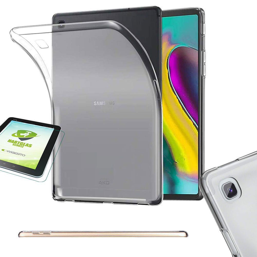 Wigento Tablet-Hülle »Für Samsung Galaxy Tab S6 Lite P610 P615 Transparent  Hülle Tasche Cover + H9 Hart Glas« online kaufen | OTTO