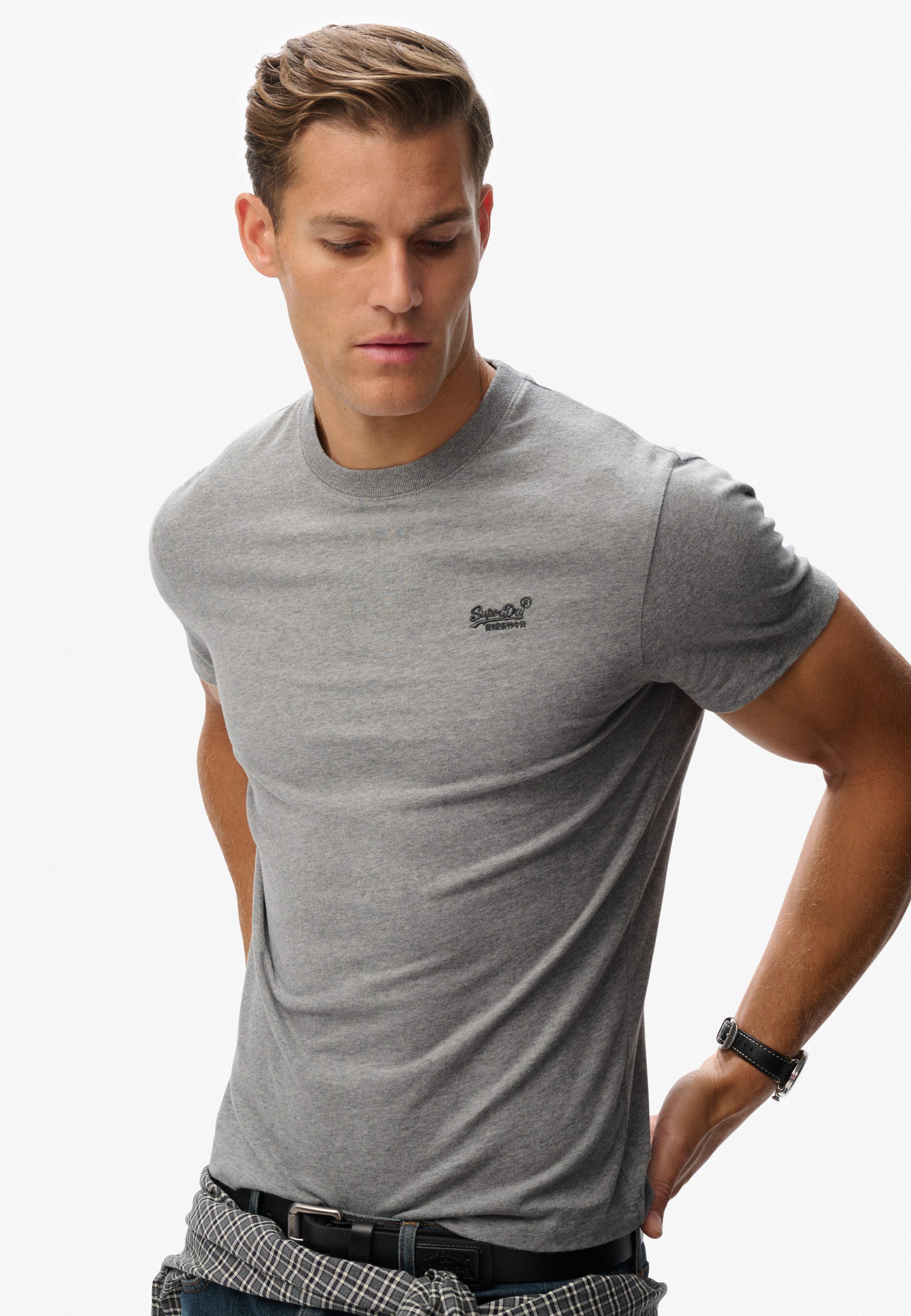 Superdry Rundhalsshirt ESSENTIAL LOGO EMB TEE günstig online kaufen