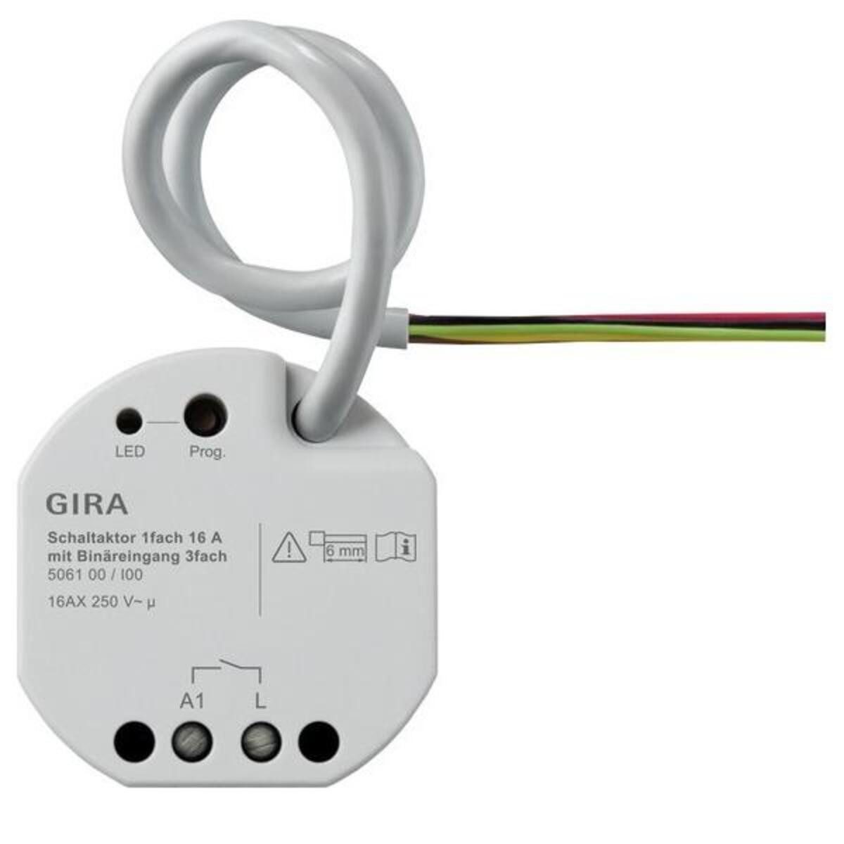 GIRA Elektroauto-Ladestation Gira Schaltaktor 1-fach 506100