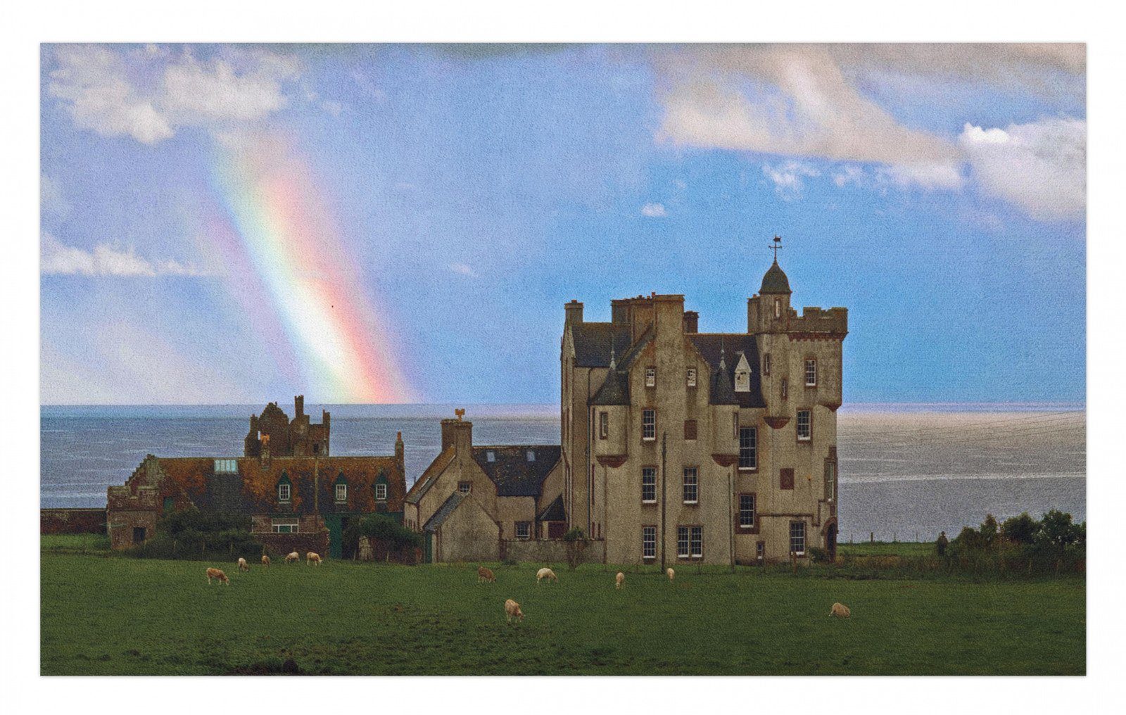 Outdoorteppich »Dekorative Polyester Bodenmatte mit rutschfesten Träger