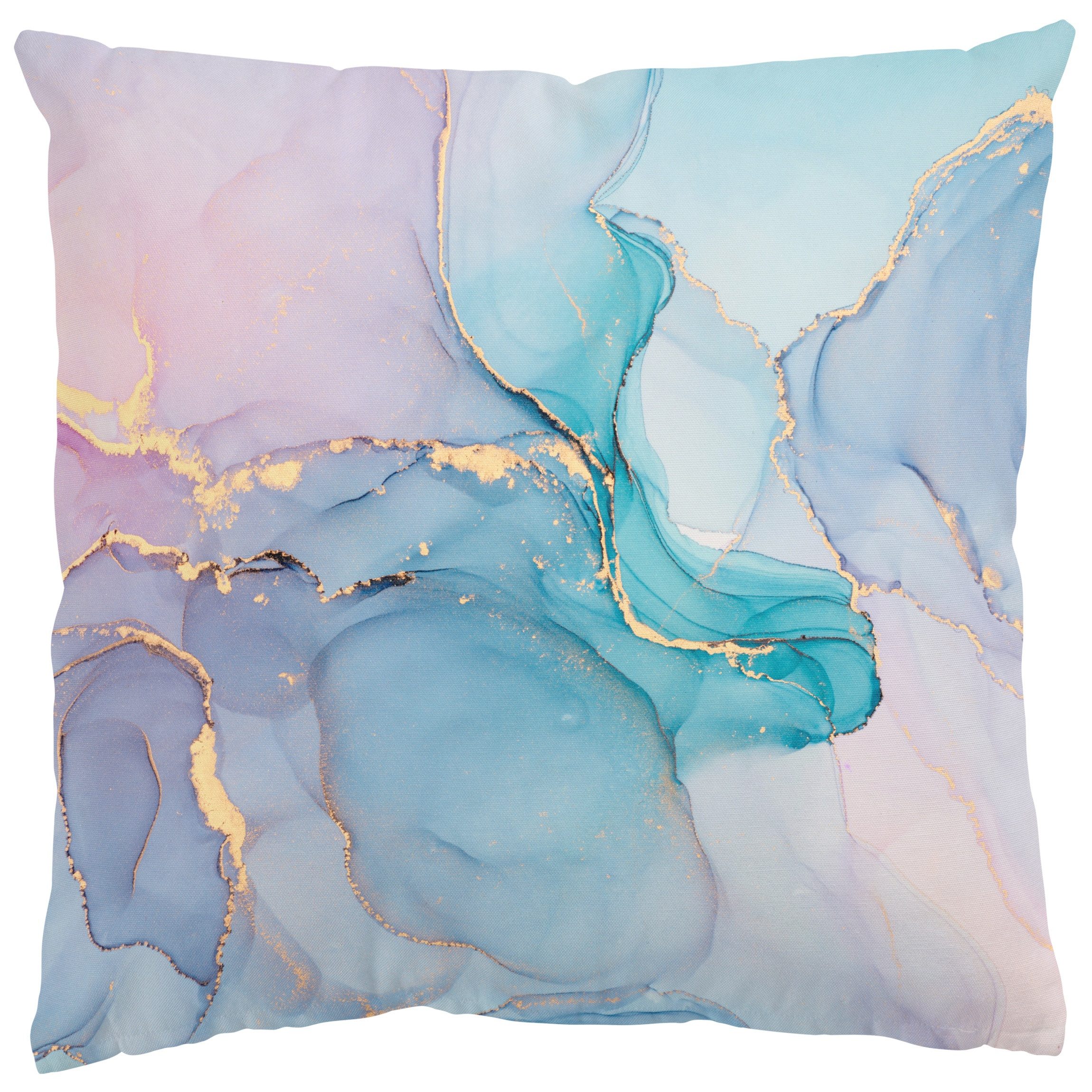 Bilderdepot24 Dekokissen drinnen Kissenhülle/ Sofakissen/ Zierkissen Kissenhülle pastell origin, Bezug Aquarell mit / ohne Füllung Zierkissen Outdoor Sofa Bett