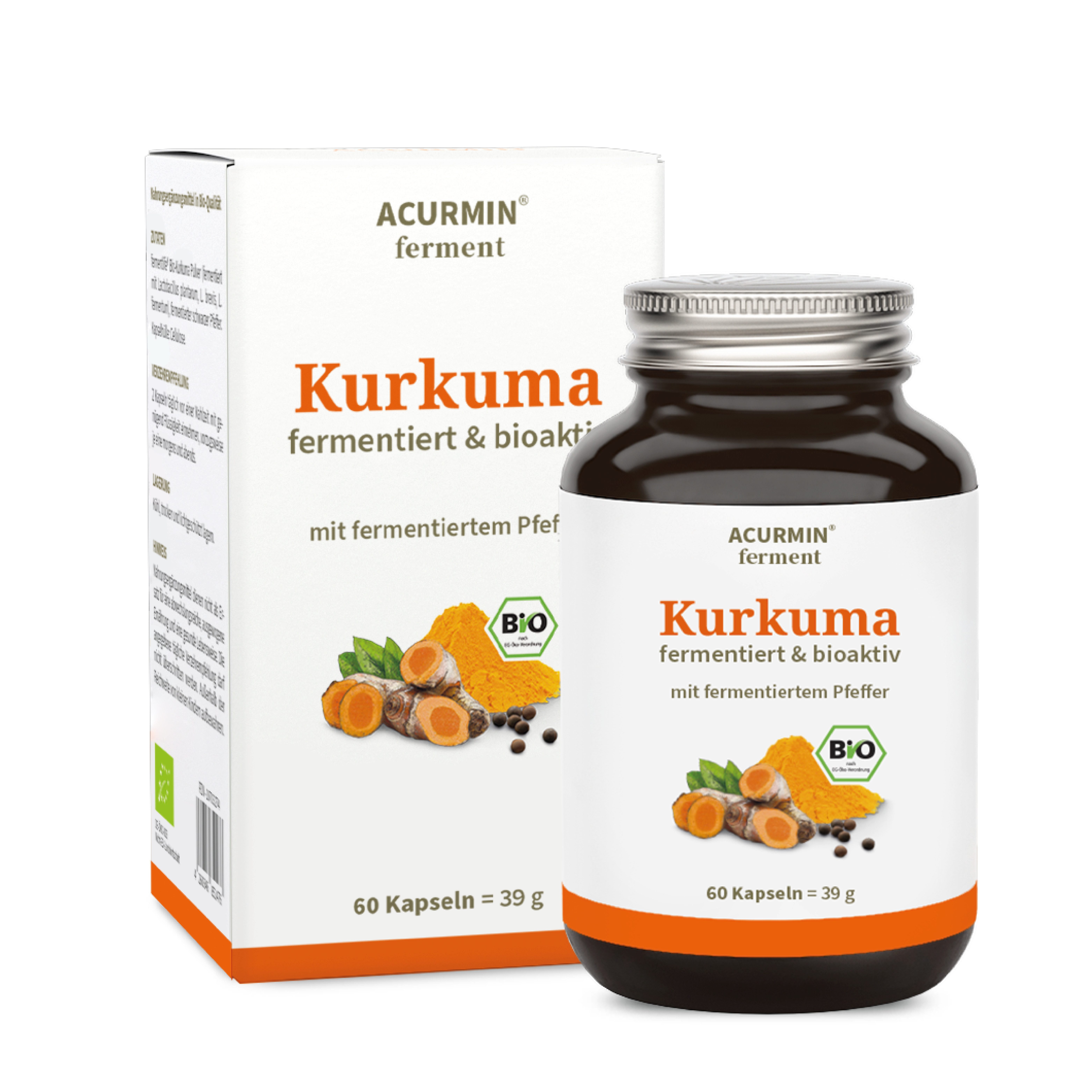 Cellavent Healthcare Fermentierte Bio Kurkuma Kapseln – Acurmin ferment Kapseln