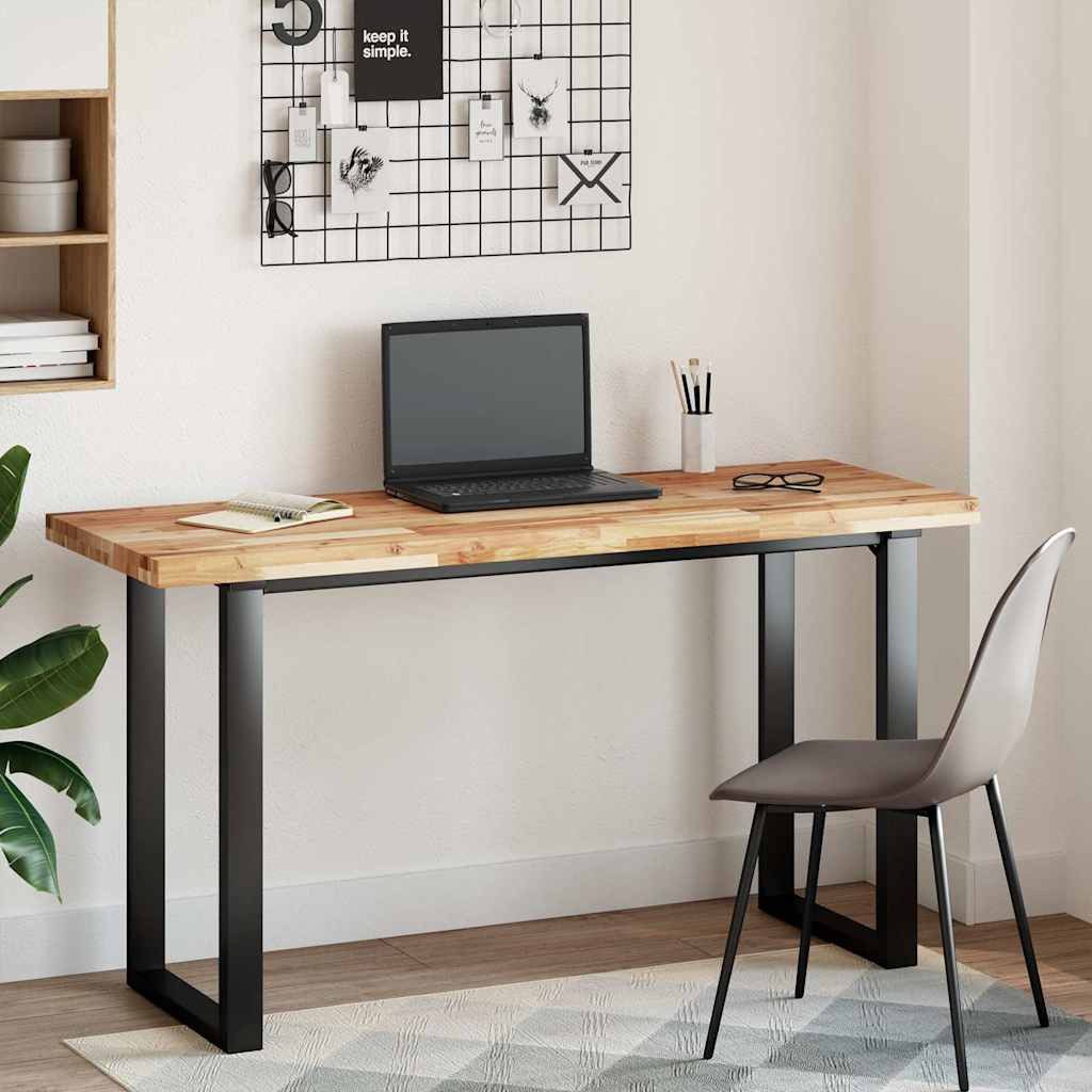 vidaXL Schreibtischplatte Schreibtischplatte Ölbeschichtung 120x50x4 cm Massivholz