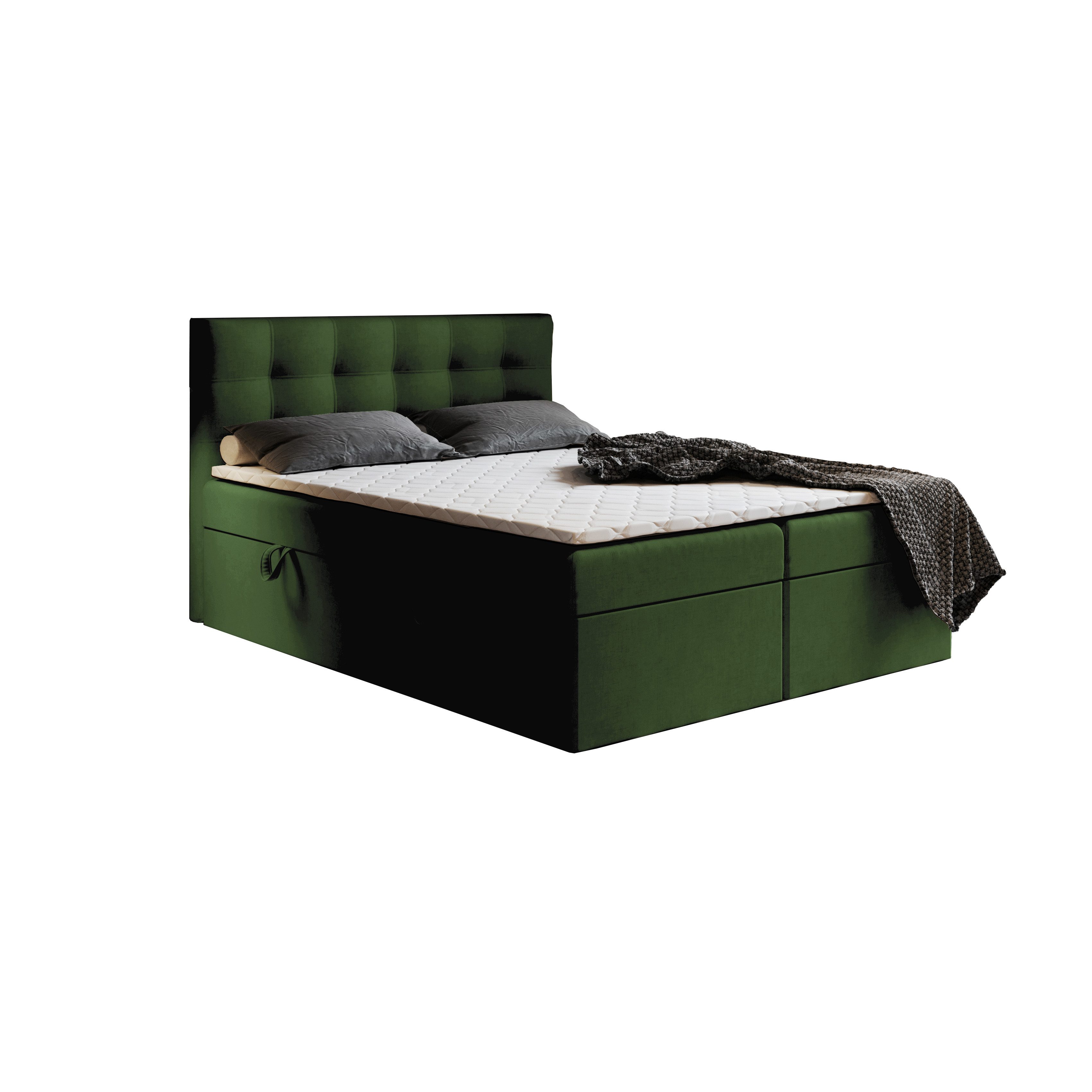 Godre Boxspringbett mit Bettkasten Ewora 180x200 günstig online kaufen