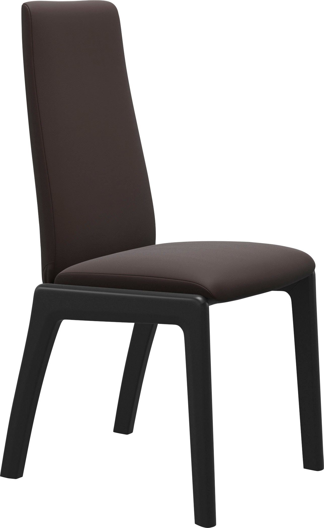 Back, Größe abgerundeten in Schwarz Polsterstuhl M, High Beinen Stressless® Laurel, mit